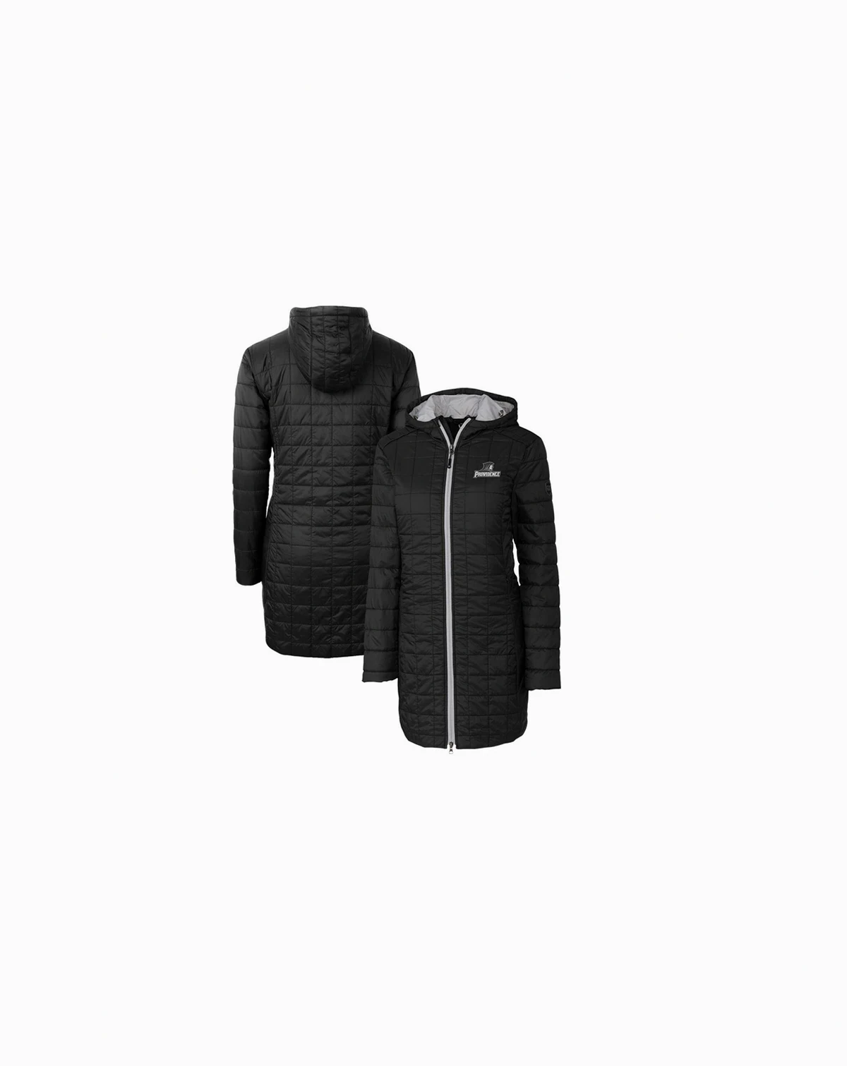 Women's Black Providence Friars Rainier PrimaLoft Hooded Long Coat