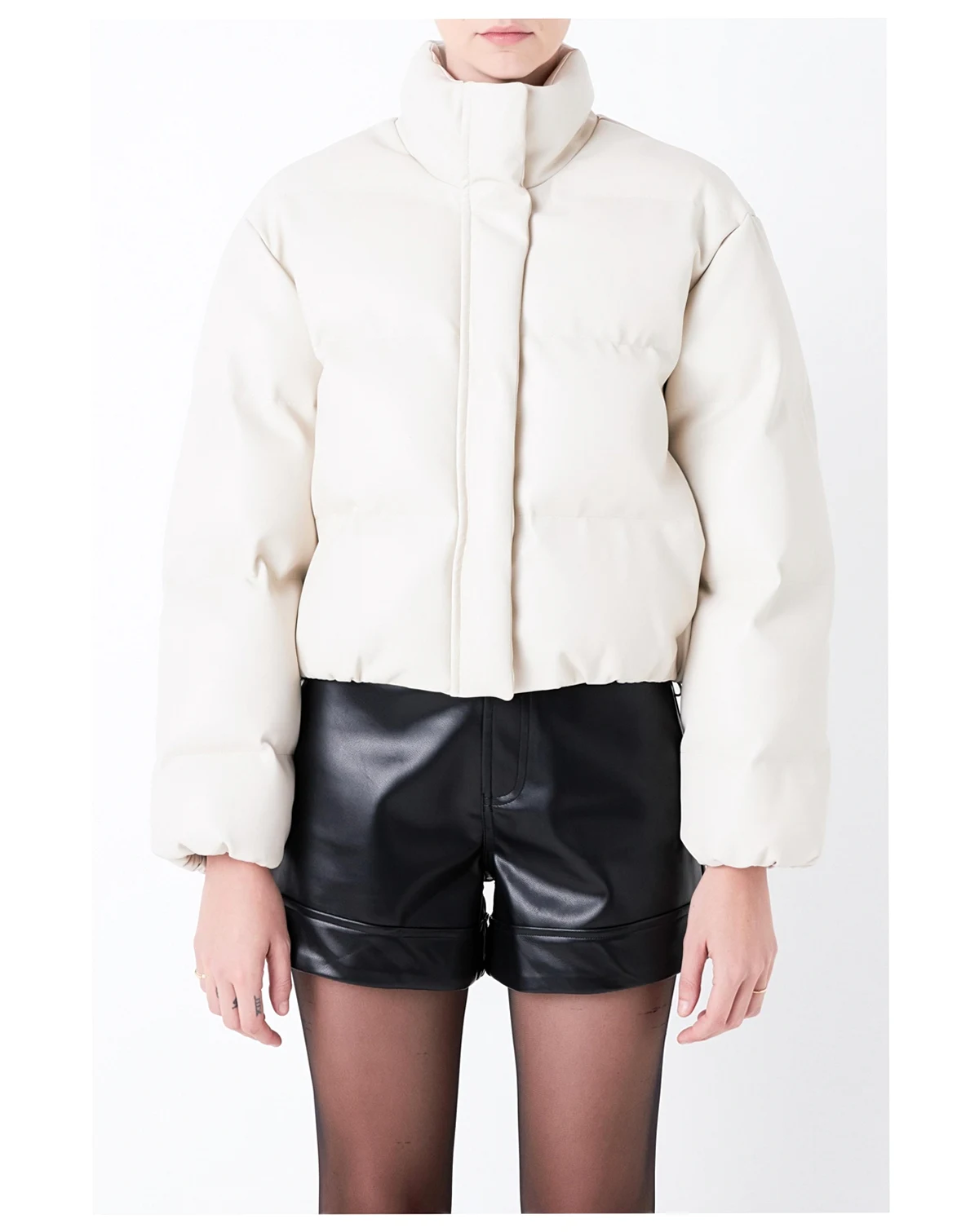 Women's Cropped Puffer Jacket