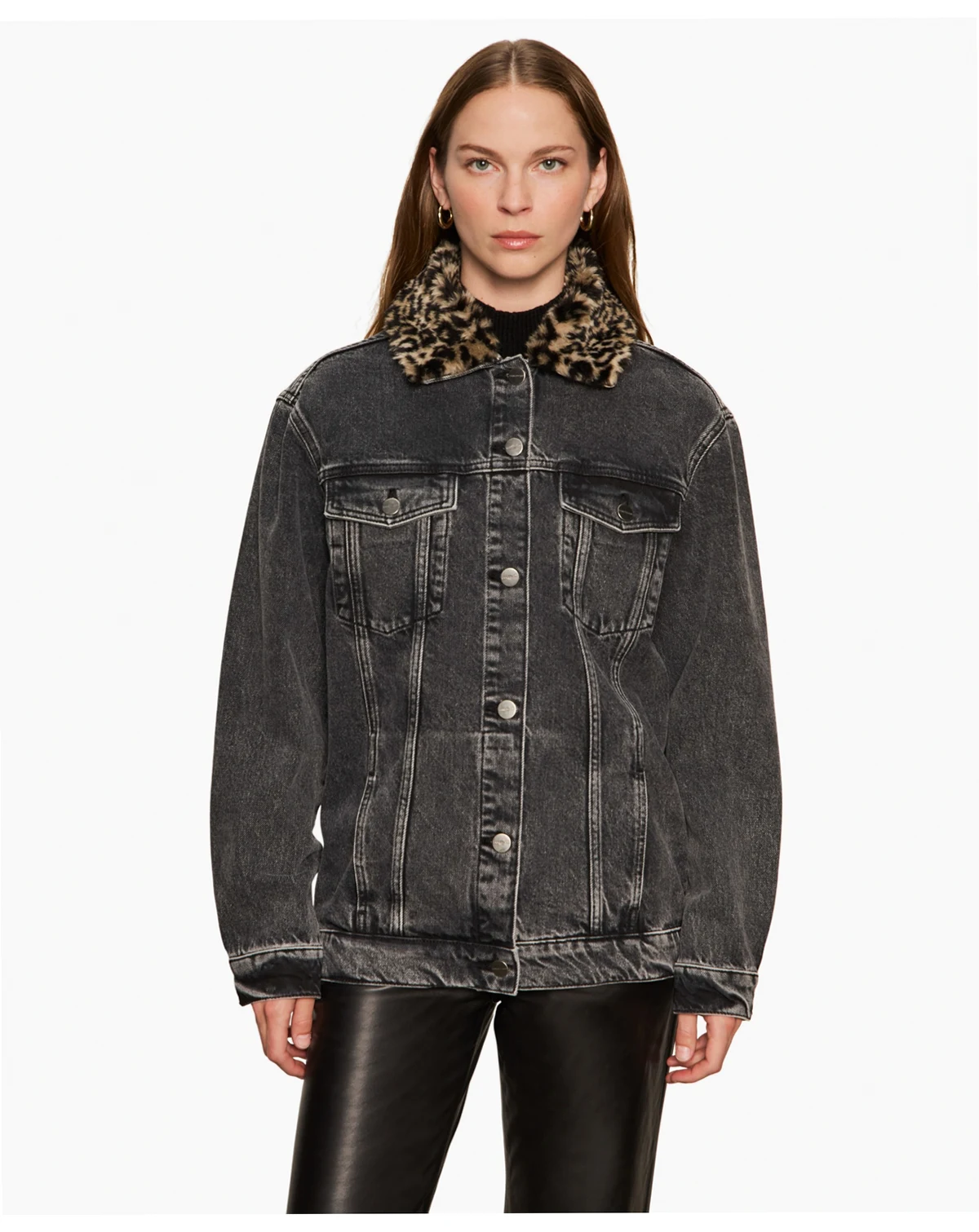 Women's Long Sleeve Boyfriend Trucker Jacket