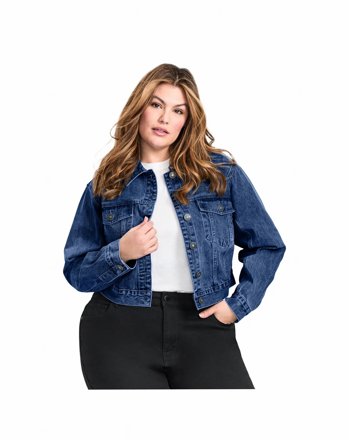 Women's Emma Denim Cropped Jacket
