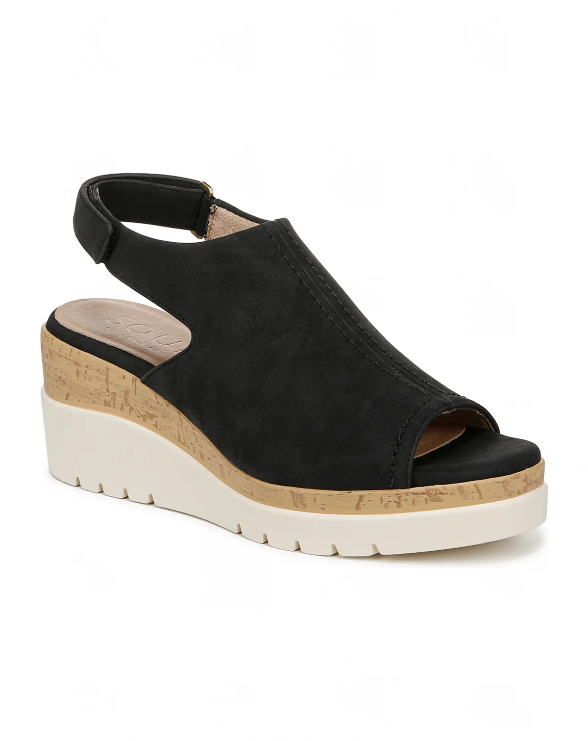 Women's Giselle Peep Toe Slingback Wedge Sandals