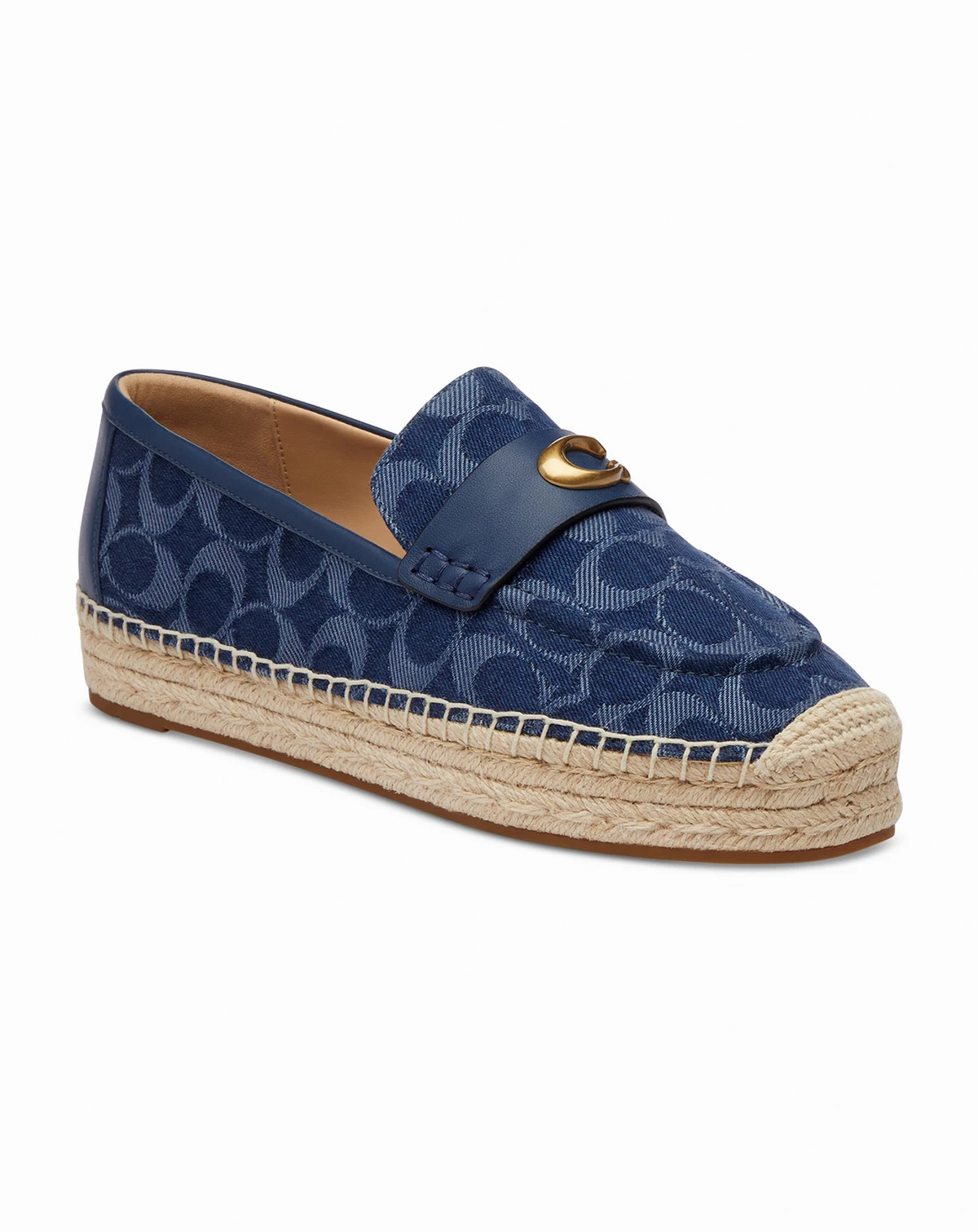 Women's Camilla Logo Espadrille Flat Suede Loafers