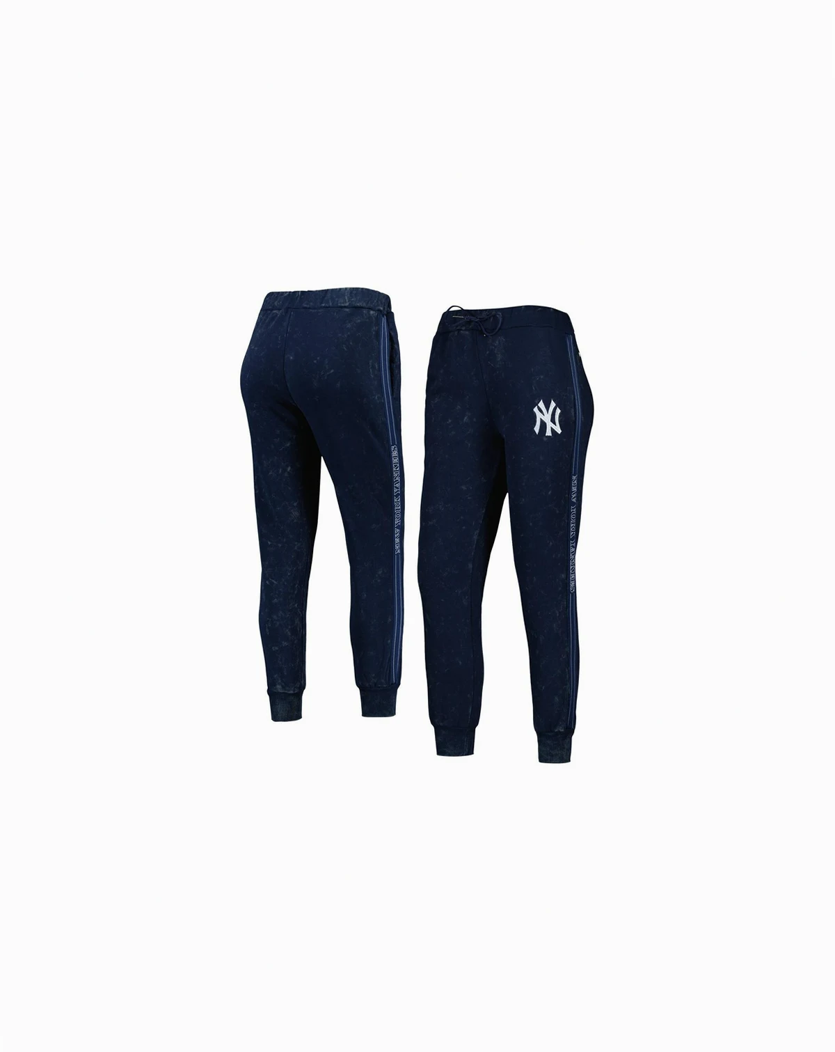 Women's Navy New York Yankees Marble Jogger Pants