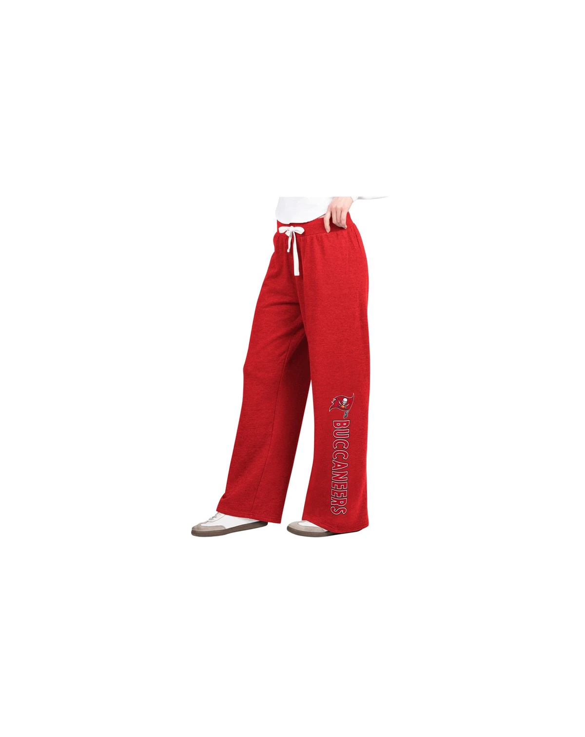 Women's Red Tampa Bay Buccaneers Field Wide Leg Sweatpants