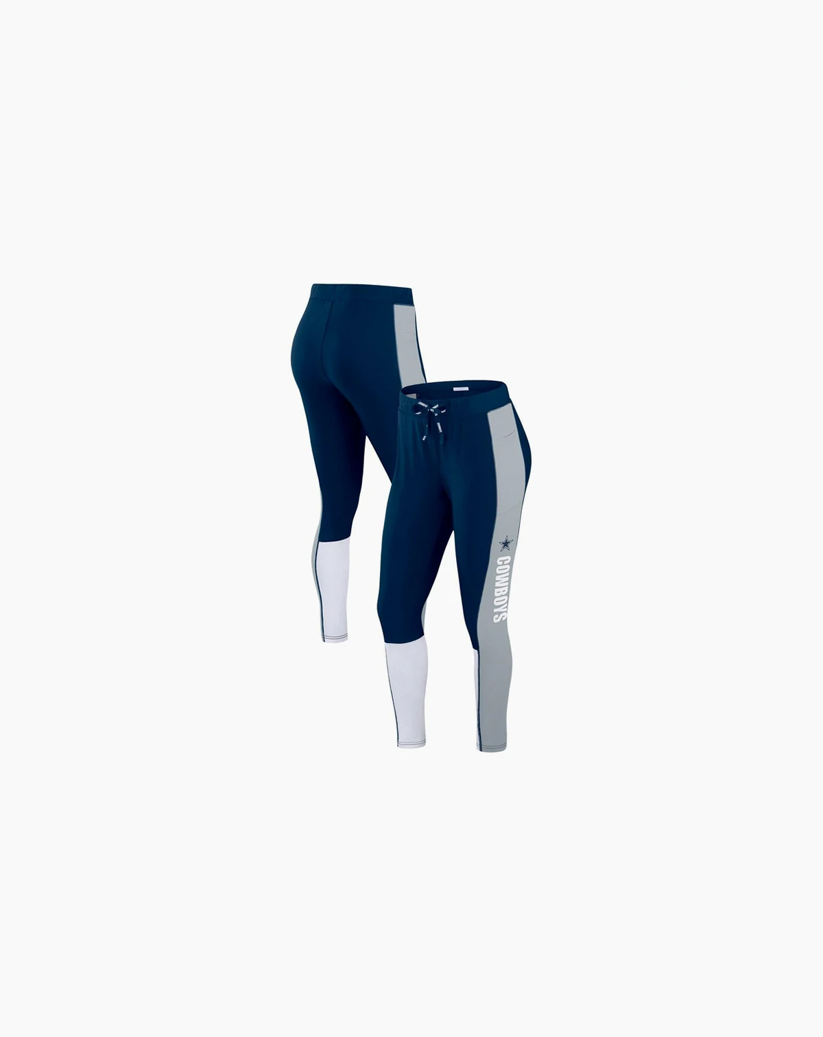 Women's Navy Dallas Cowboys Color-Block Leggings