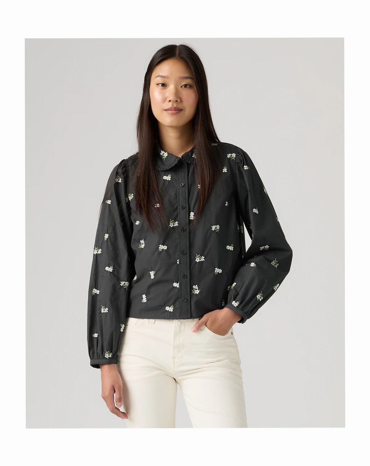Women's Calista Collared Button-Up Shirt