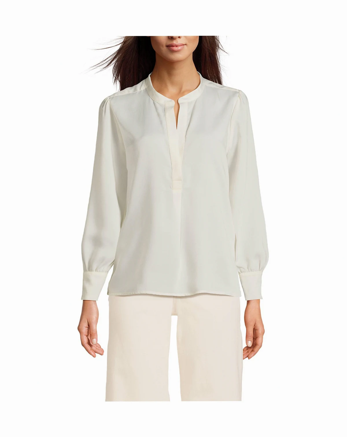 Women's Satin Popover Shirt