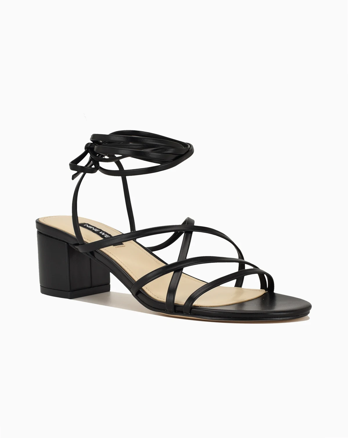 Women's Aloud Strappy Tie-Up Block Heel Dress Sandals
