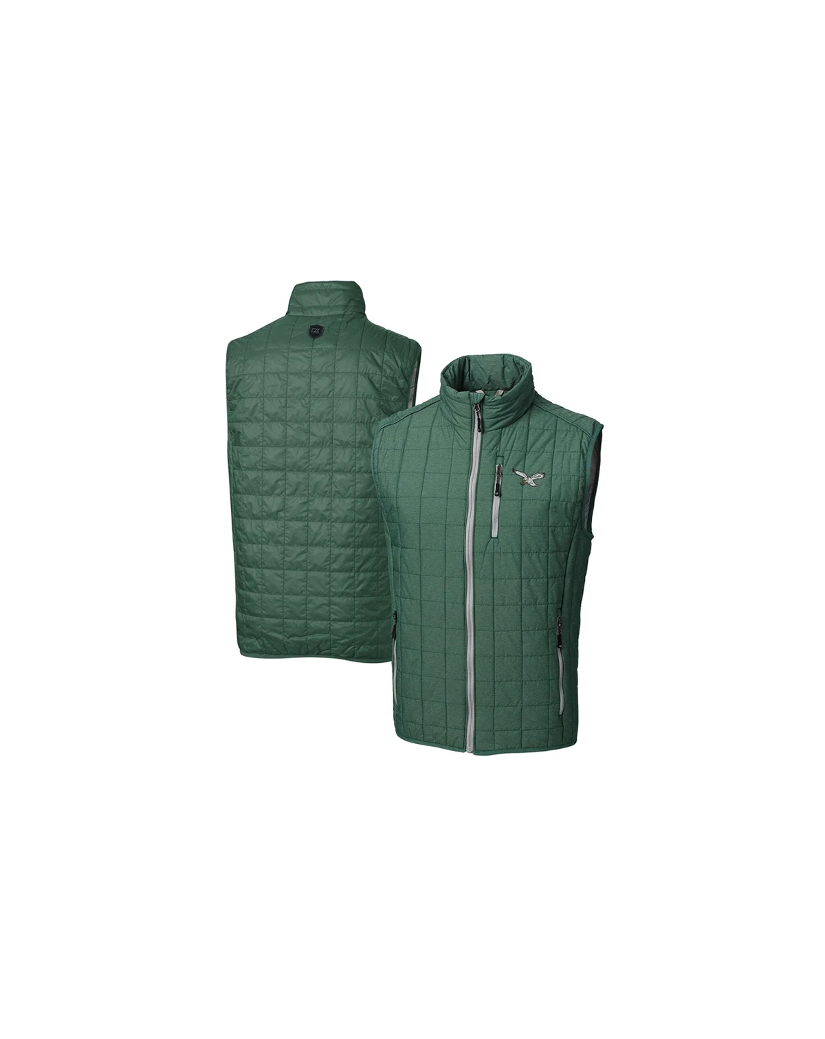 Men's Hunter Green Philadelphia Eagles Rainier PrimaLoft Eco Full-Zip Puffer Vest