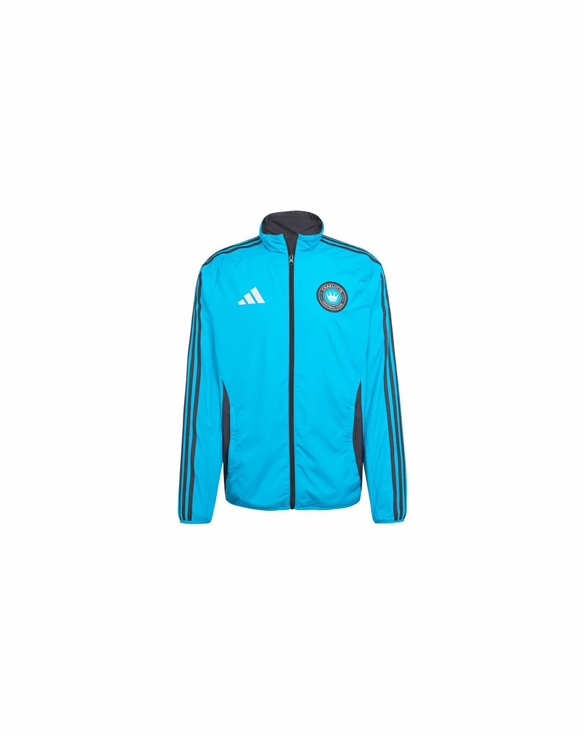 Men's Blue/Black Charlotte FC 2025 Anthem Reversible Full-Zip Jacket