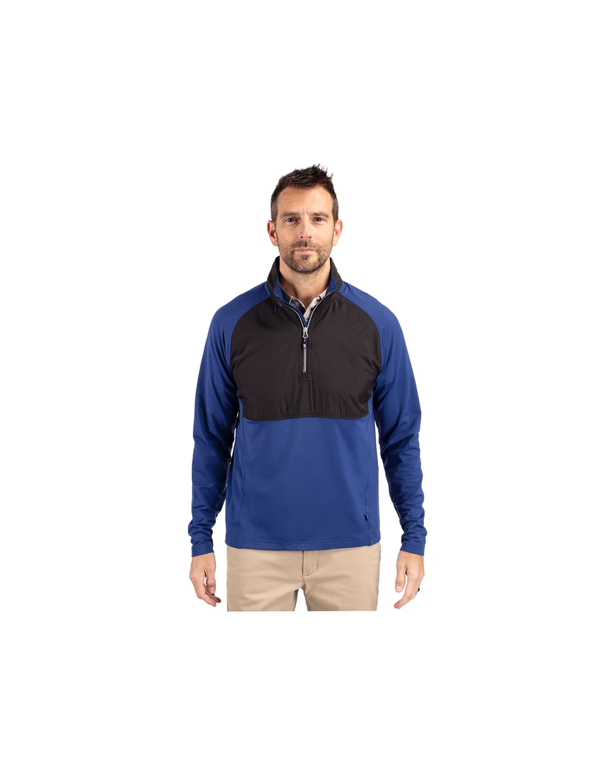 Men's Adapt Stretch Knit Hybrid Long Sleeve Quarter Zip