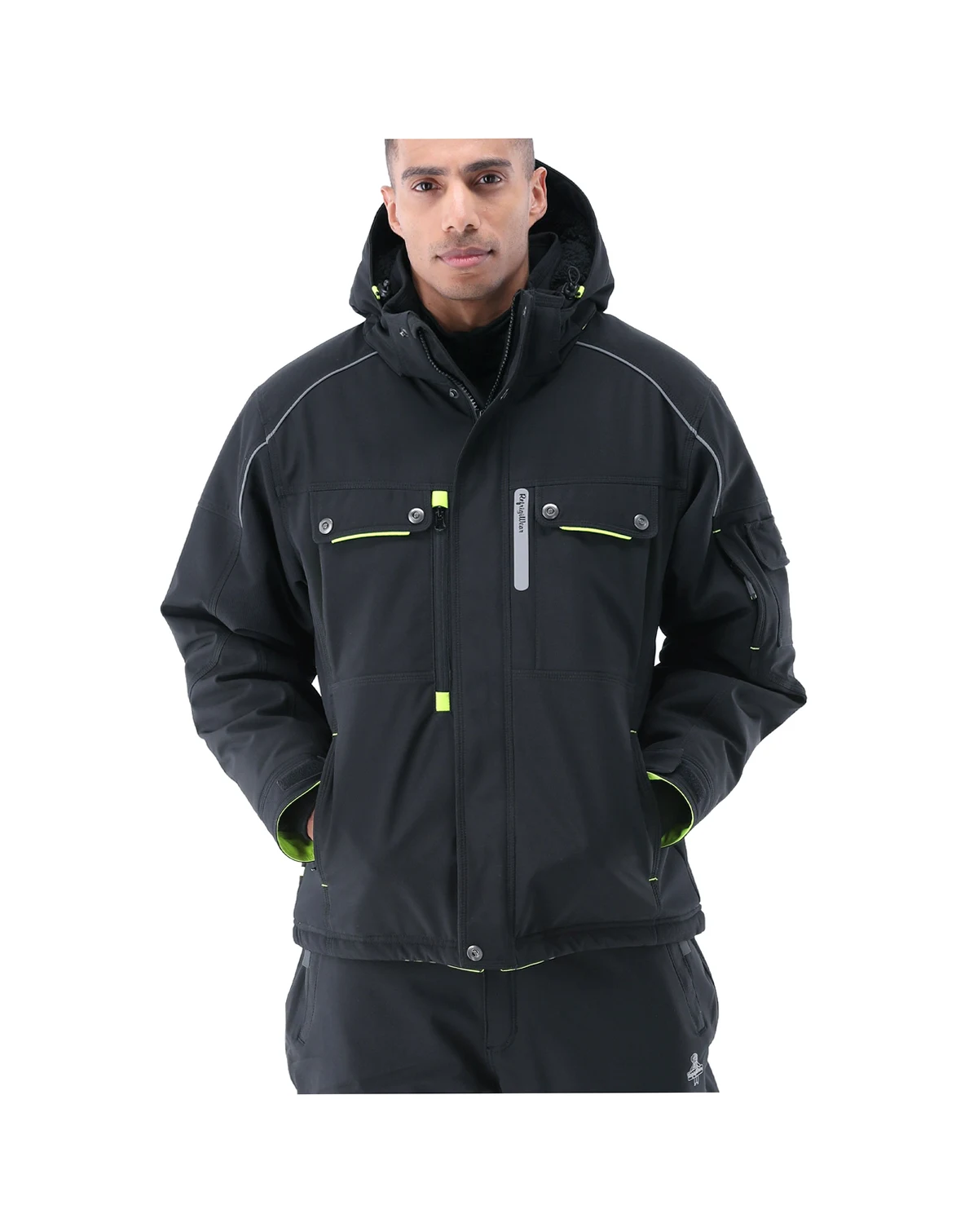 Big & Tall Extreme Hooded Jacket Heavy-Duty Winter Coat, Insulated Cold-Weather Outerwear