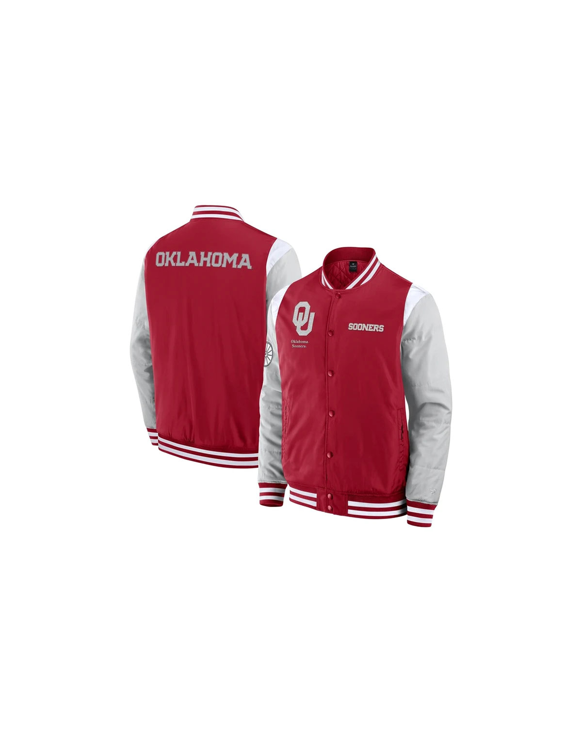 Men's Crimson Oklahoma Sooners Elements Elite Full-Snap Jacket