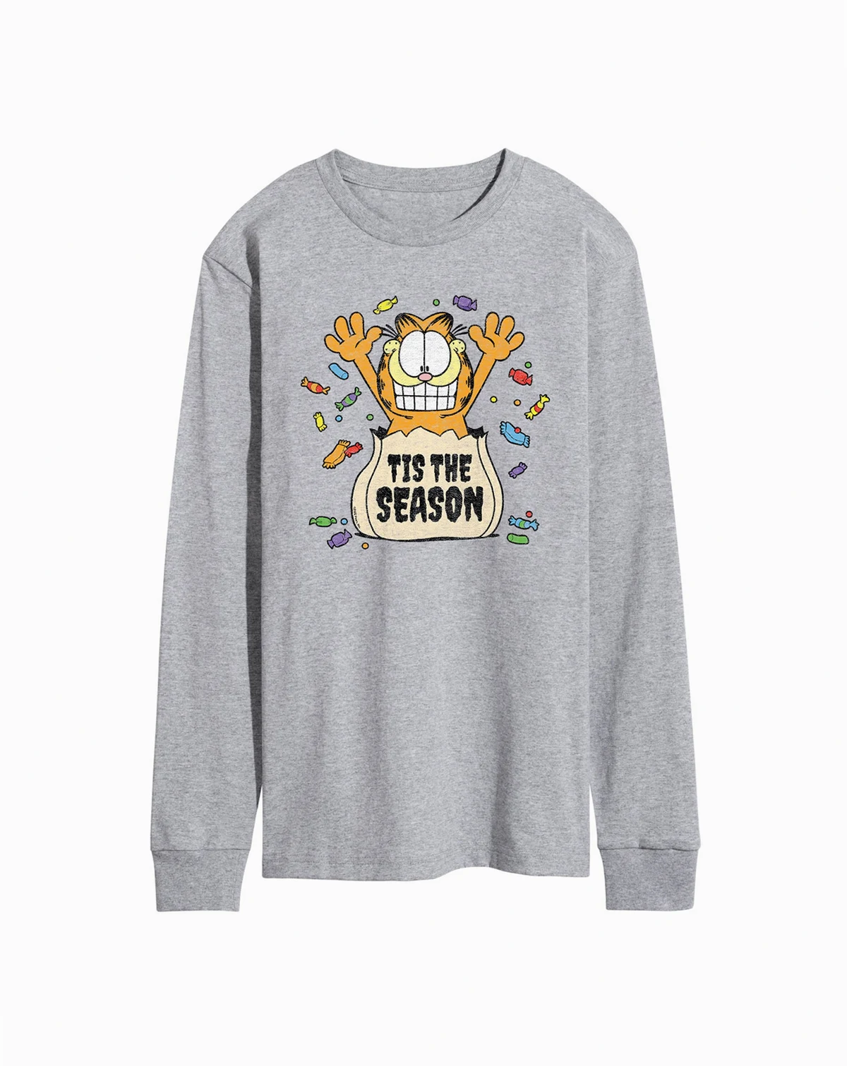 Men's Garfield Tis The Season Long Sleeve T-shirt