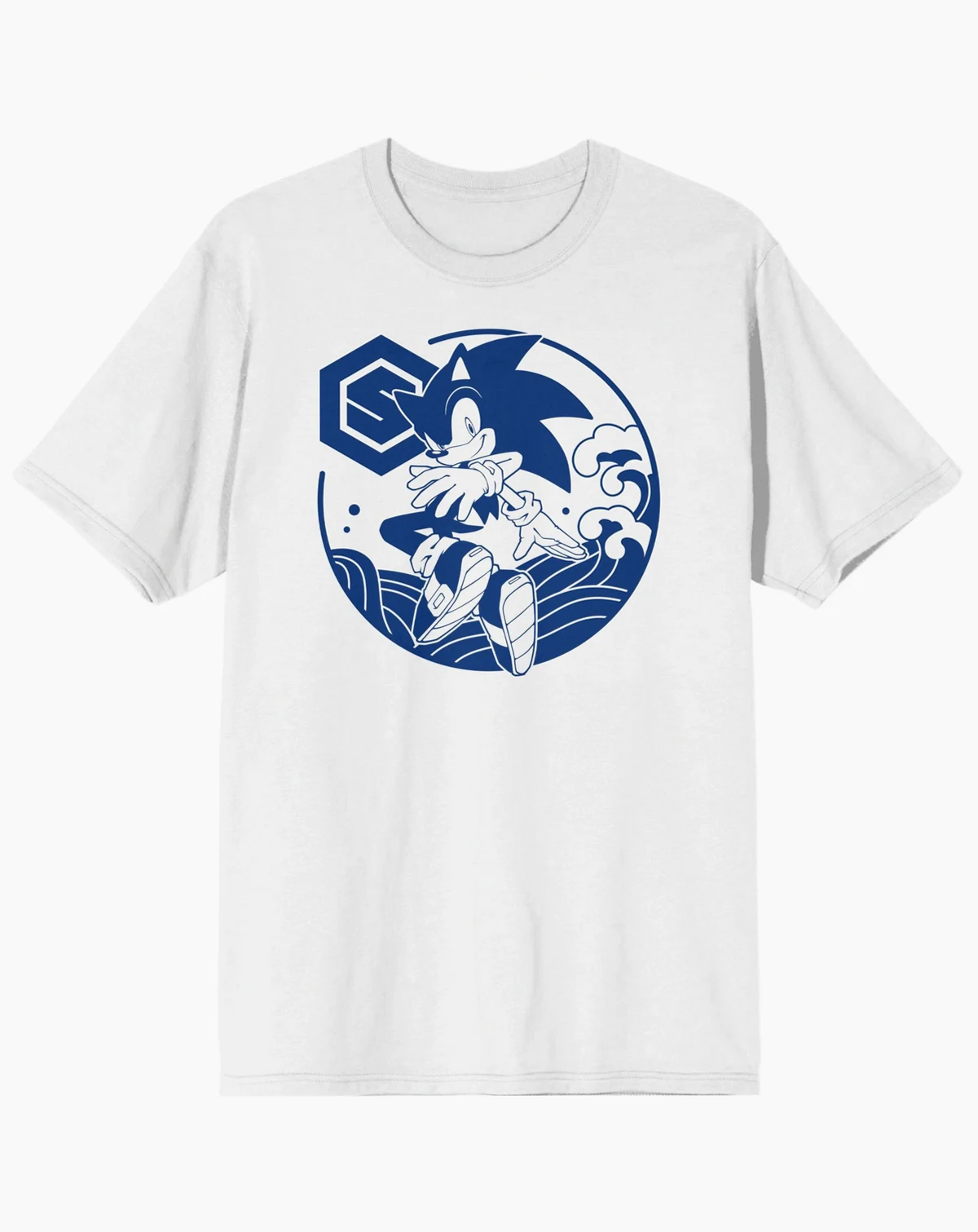 Big & Tall Modern Character White Graphic Tee - 4XLB