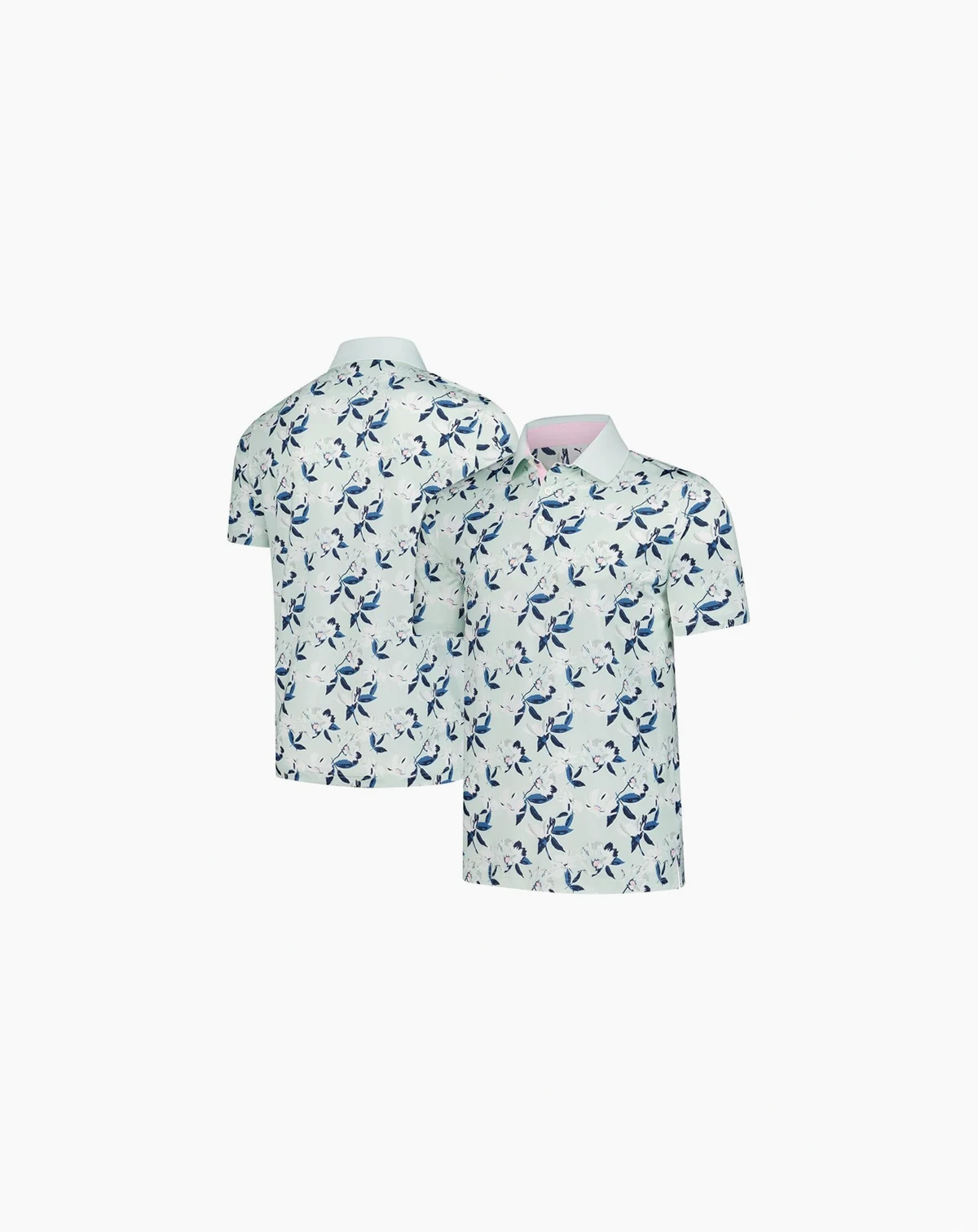 Men's Mint Arnold Palmer MATTR Spring Florals Polo Shirt