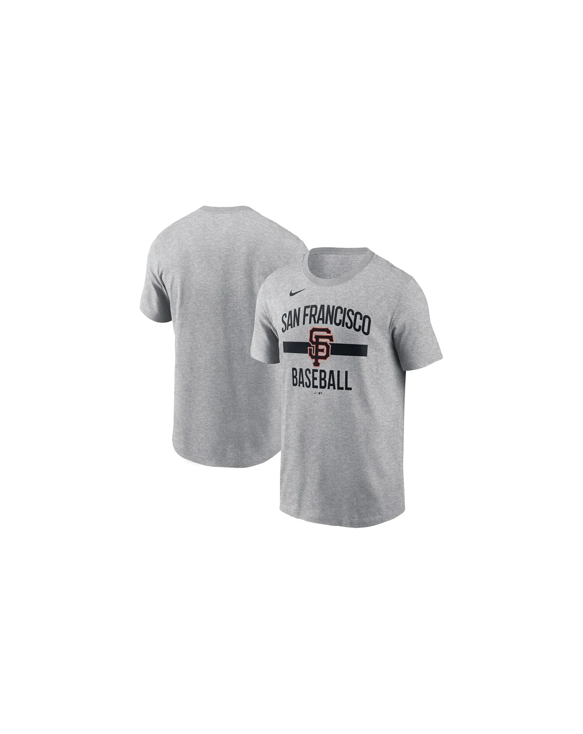Men's Heather Gray San Francisco Giants Arched T-Shirt
