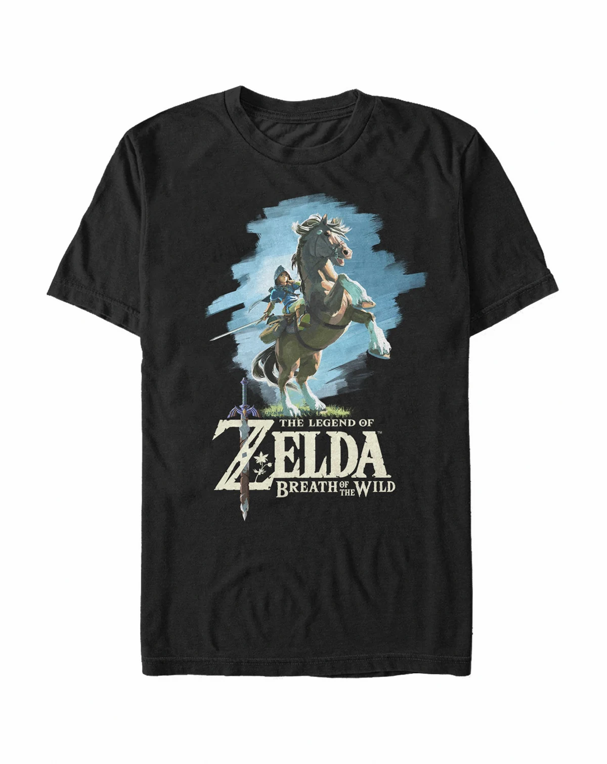 Nintendo Men's Legend of Zelda Link Breath of The Wild Short Sleeve T-Shirt