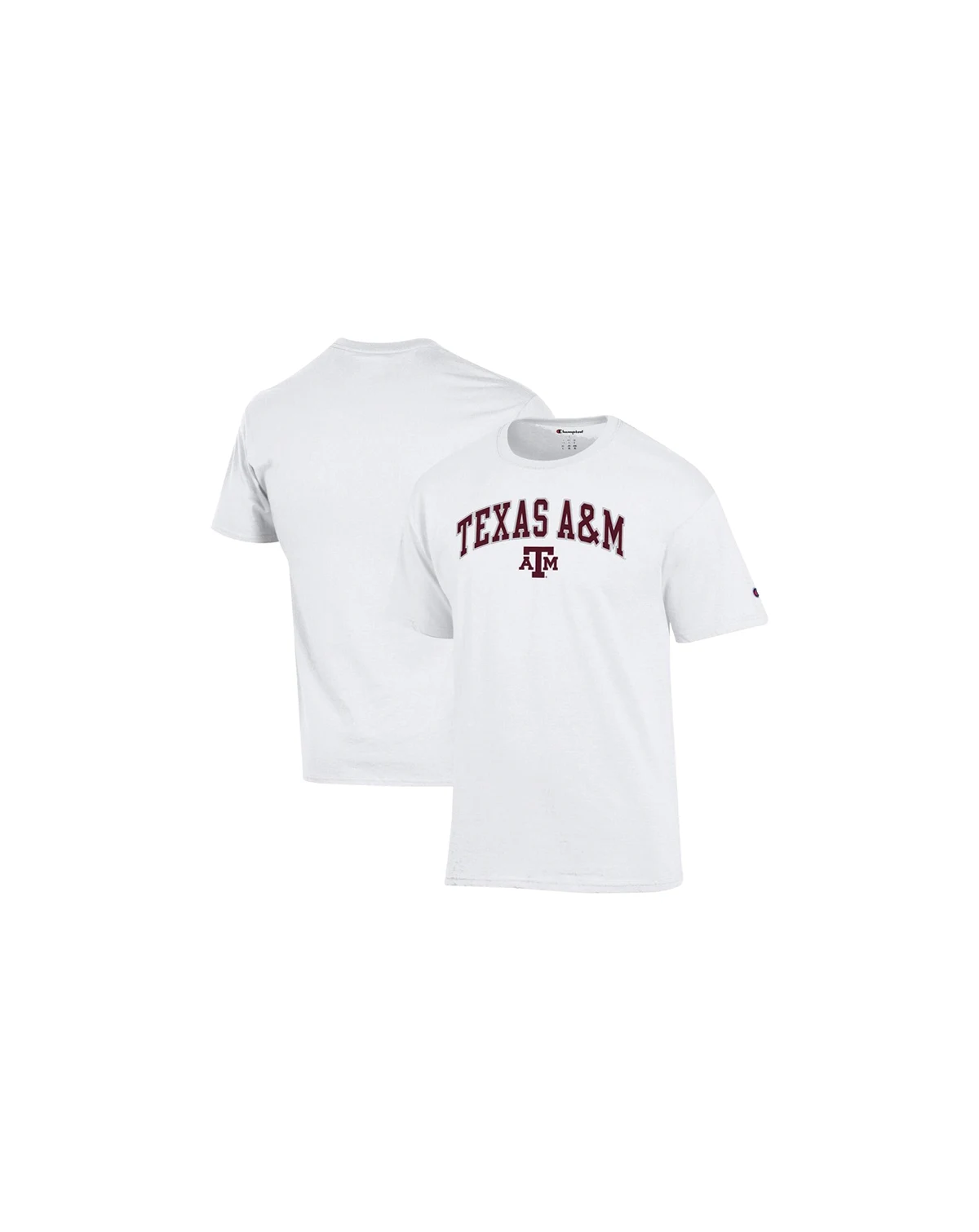 Men's White Texas A&M Aggies Arched Logo T-Shirt
