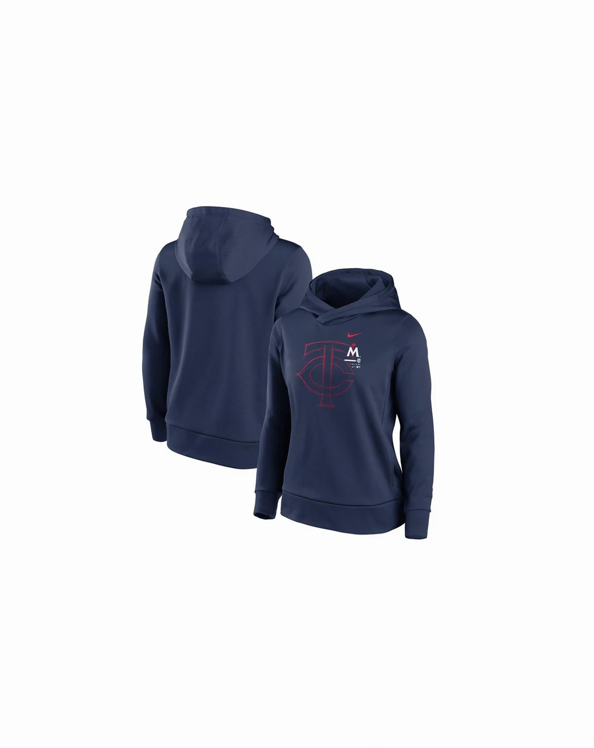 Women's Navy Minnesota Twins 2023 Big Game Fleece Pullover Hoodie