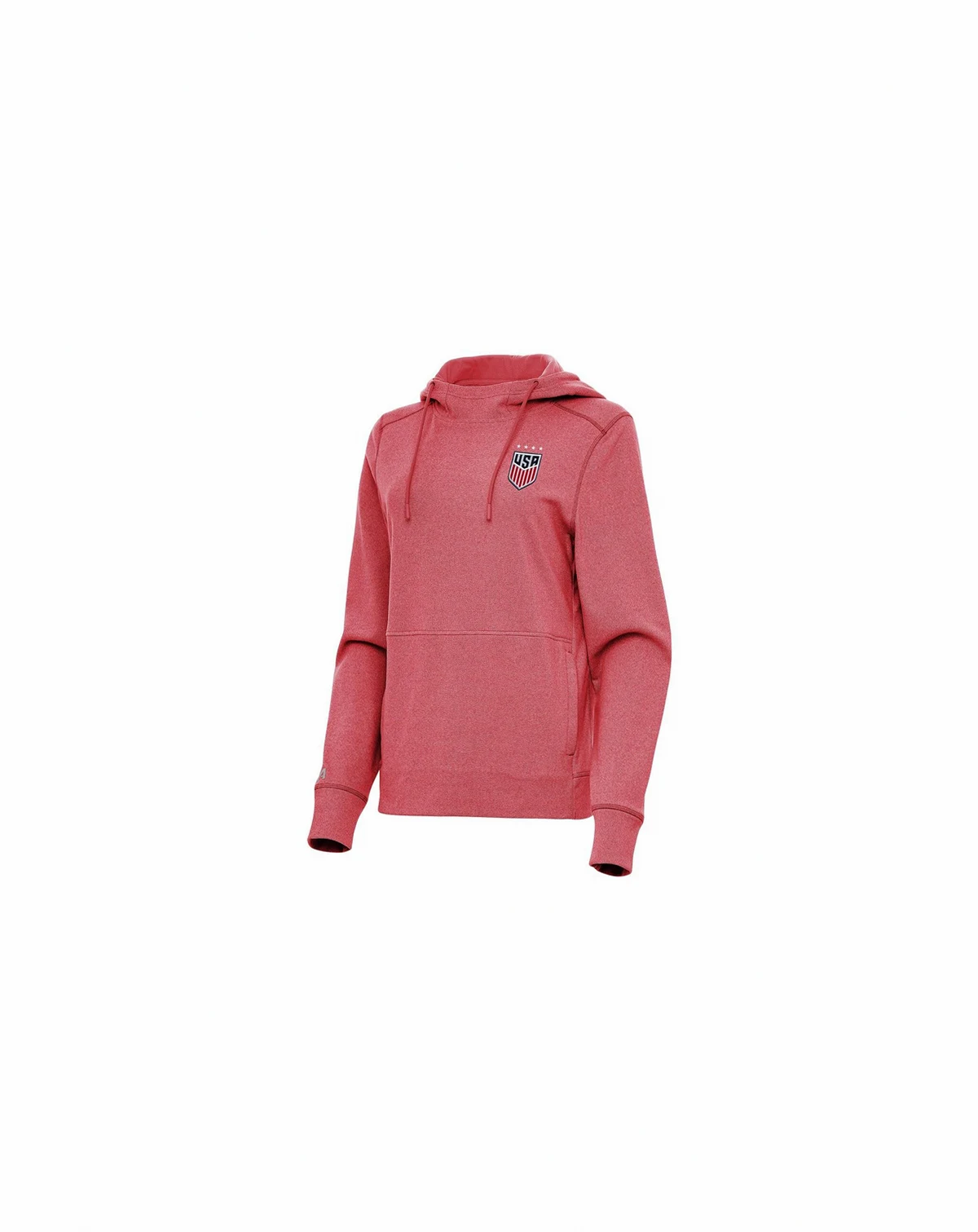 Women's Heather Red USWNT Justice Pullover Hood