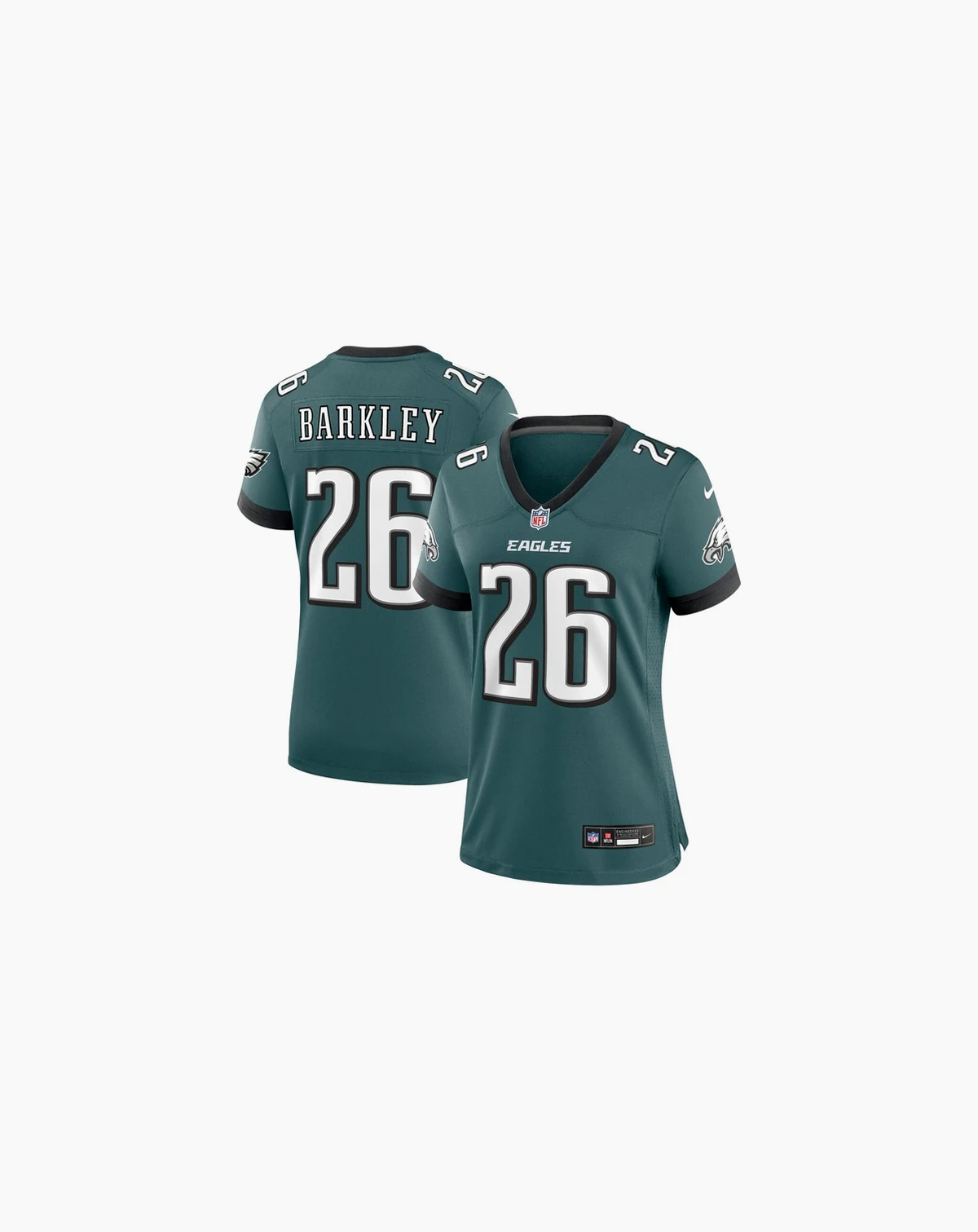 Women's Saquon Barkley Midnight Philadelphia Eagles Game Player Jersey