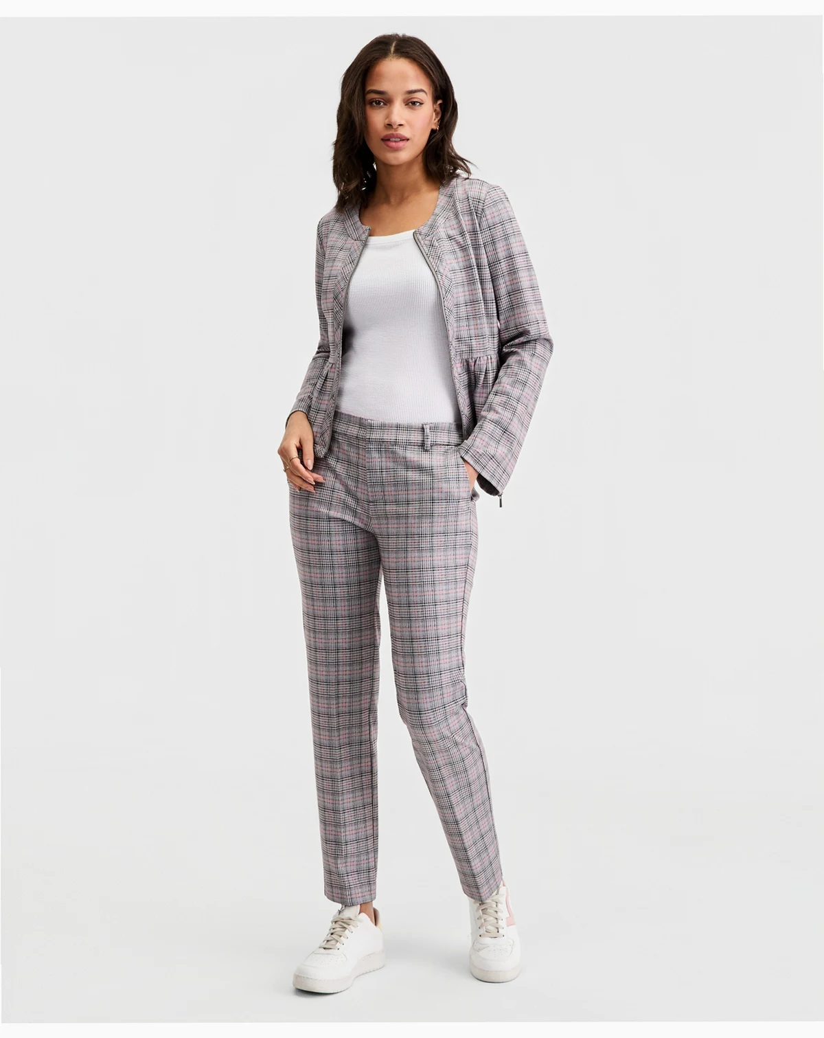 Women's Kelsey Glen Plaid Straight-Leg Pants