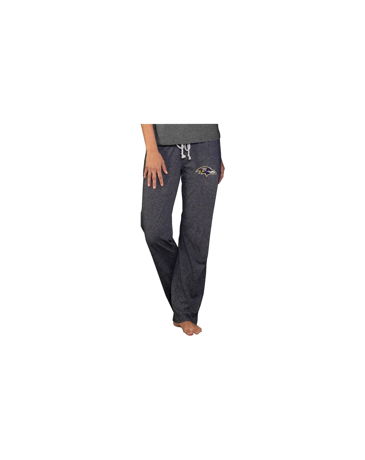 Women's Charcoal Baltimore Ravens Quest Knit Lightweight Lounge Pants