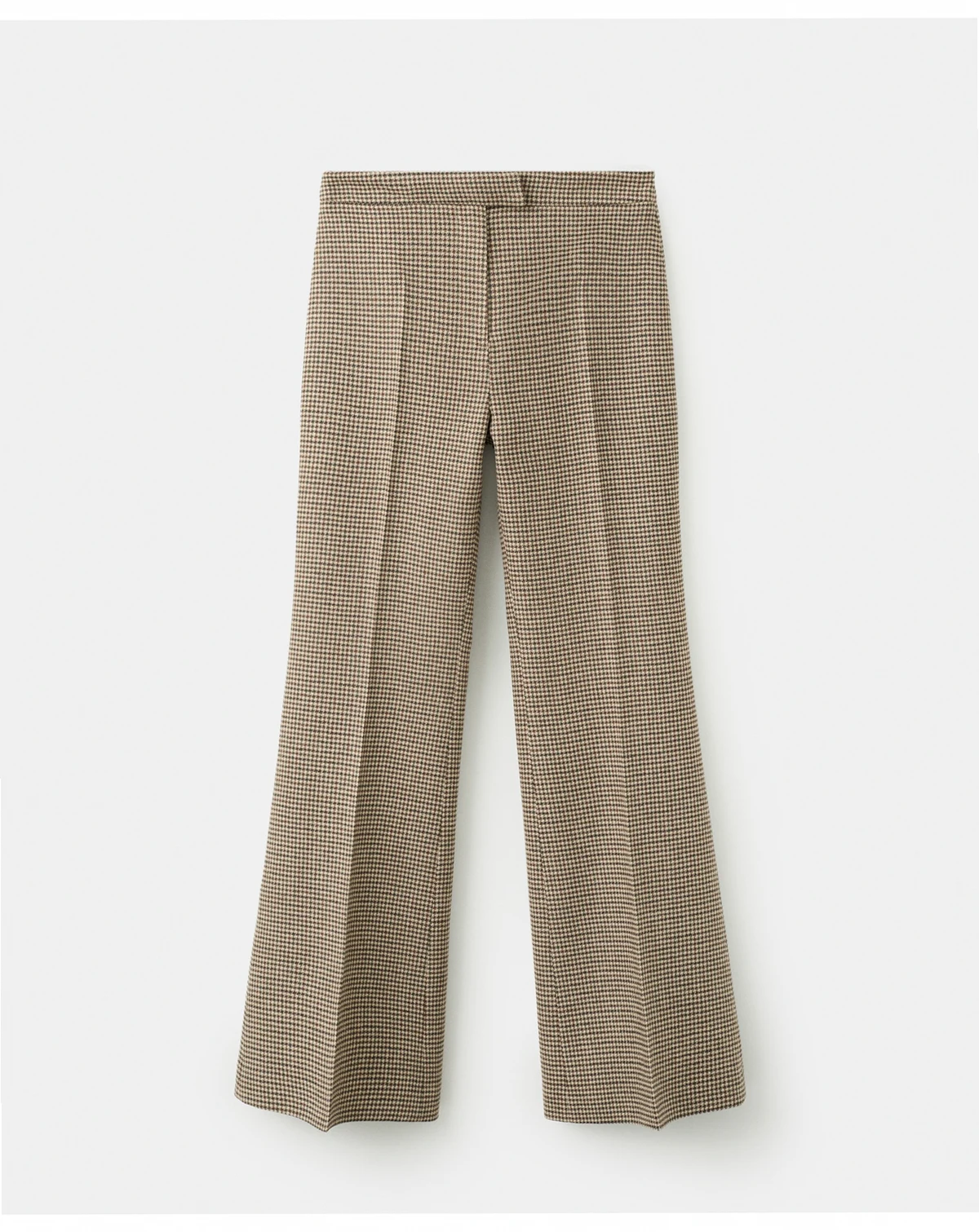 Women's Houndstooth Wool-Blend Pants
