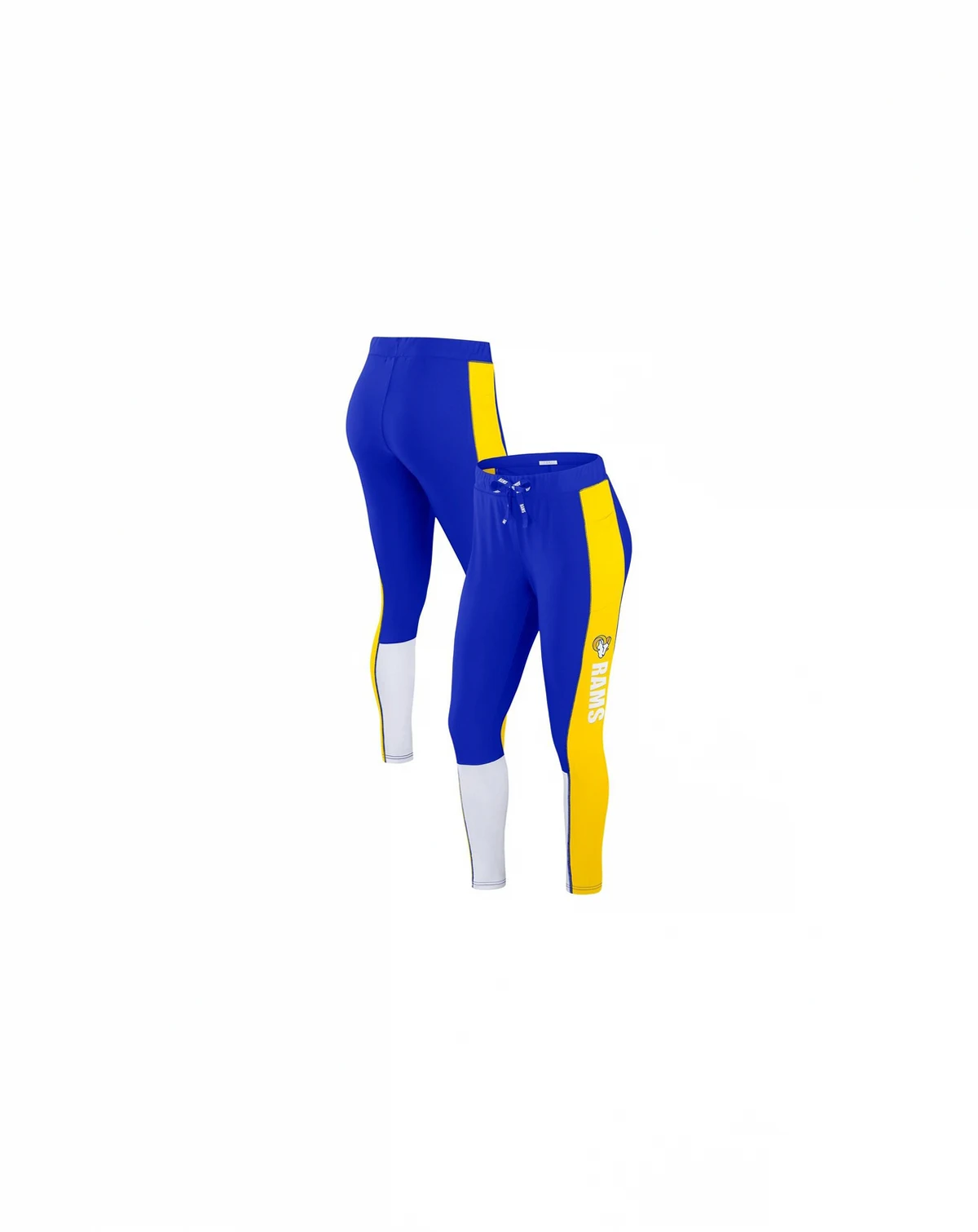 Women's Royal/Gold Los Angeles Rams Color-Block Leggings