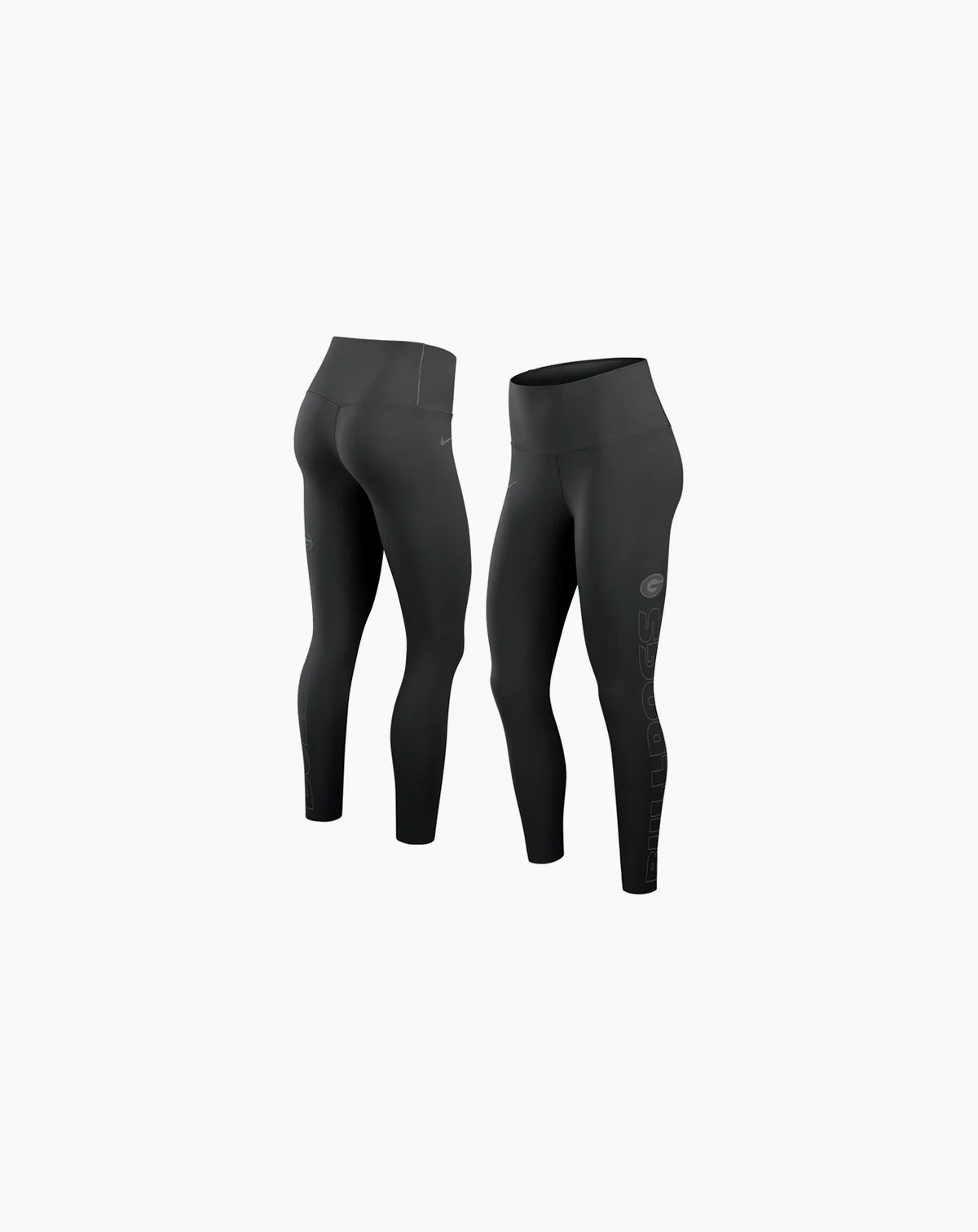 Women's Black Georgia Bulldogs Zenvy Performance Leggings