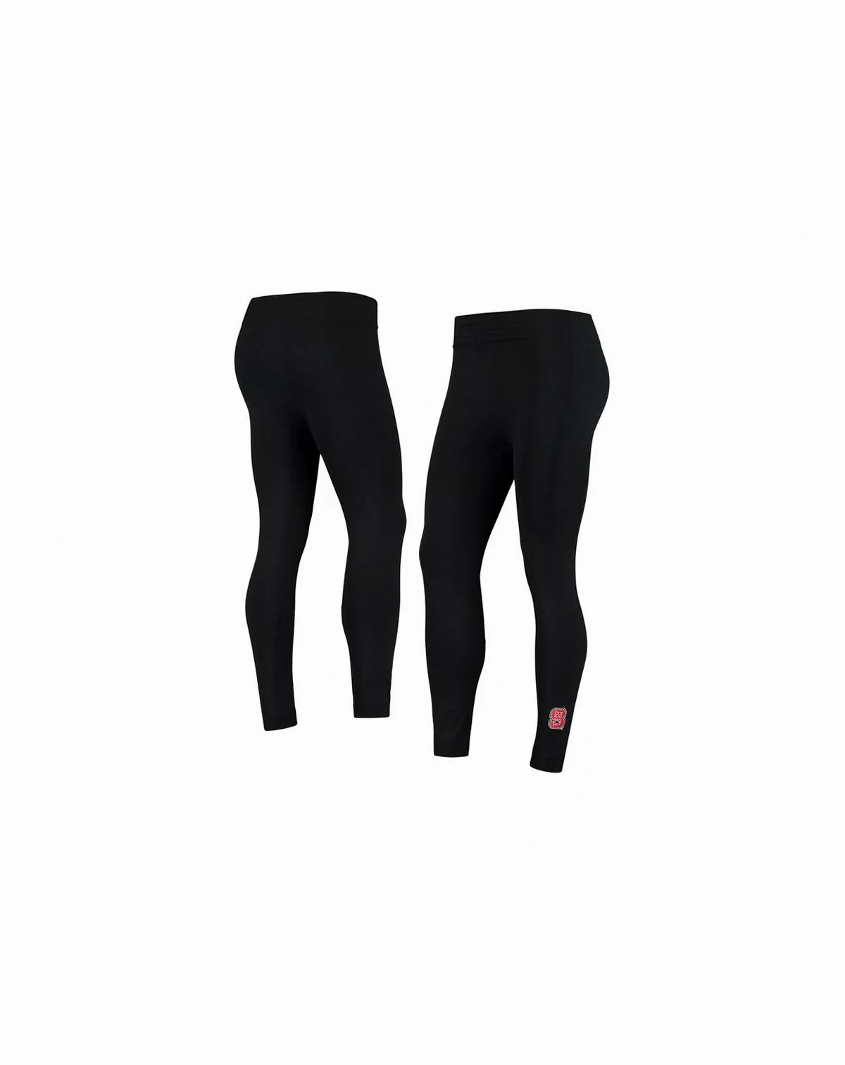 Women's Black NC State Wolfpack Fleece Leggings