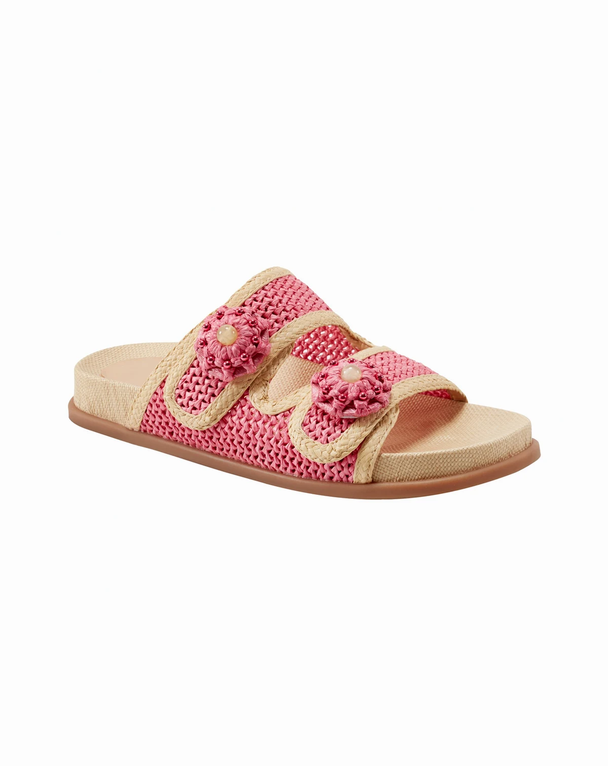 Women's Valena Woven Double Strap Flat Sandals