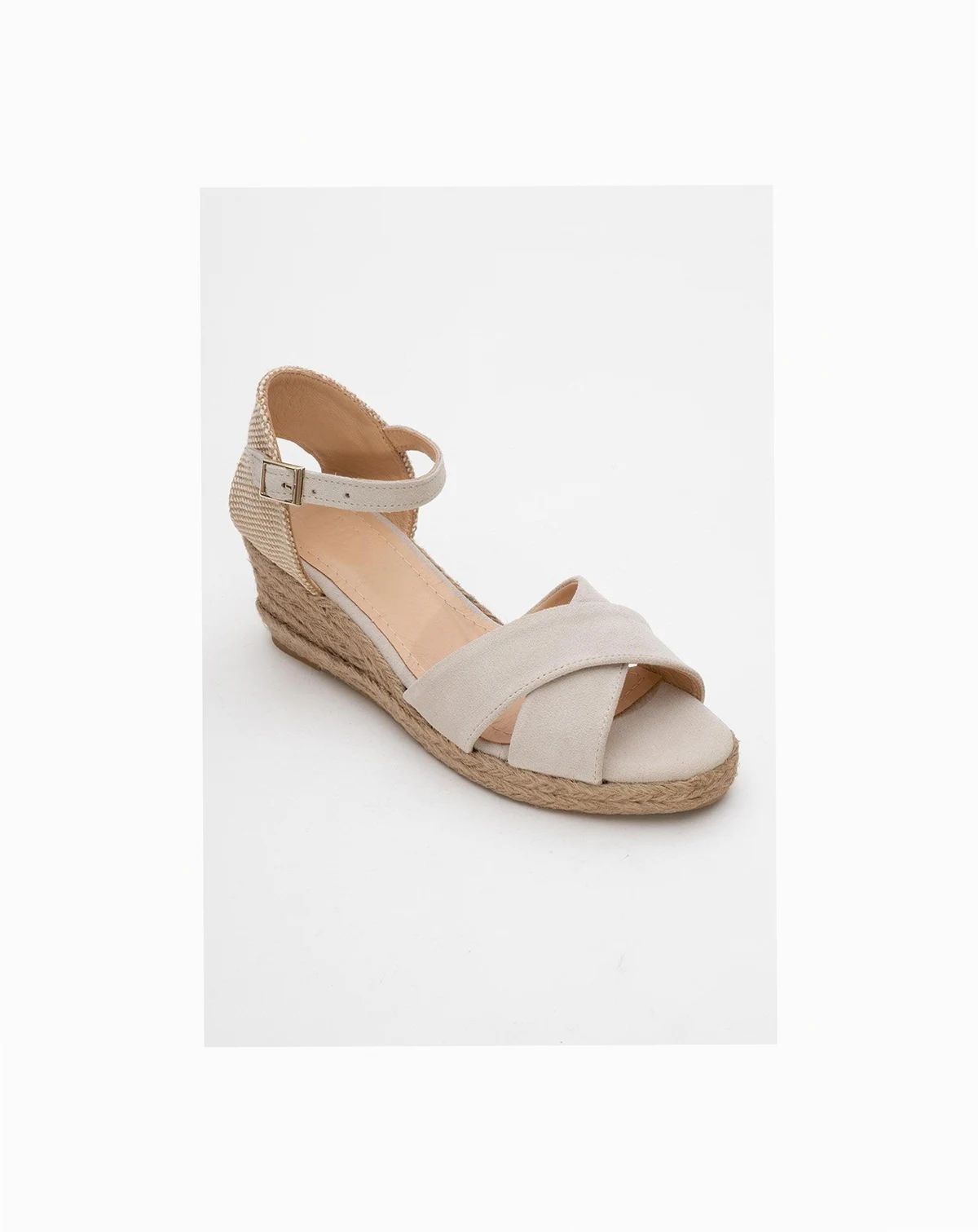 Miria Leather Platform Espadrille (Women)
