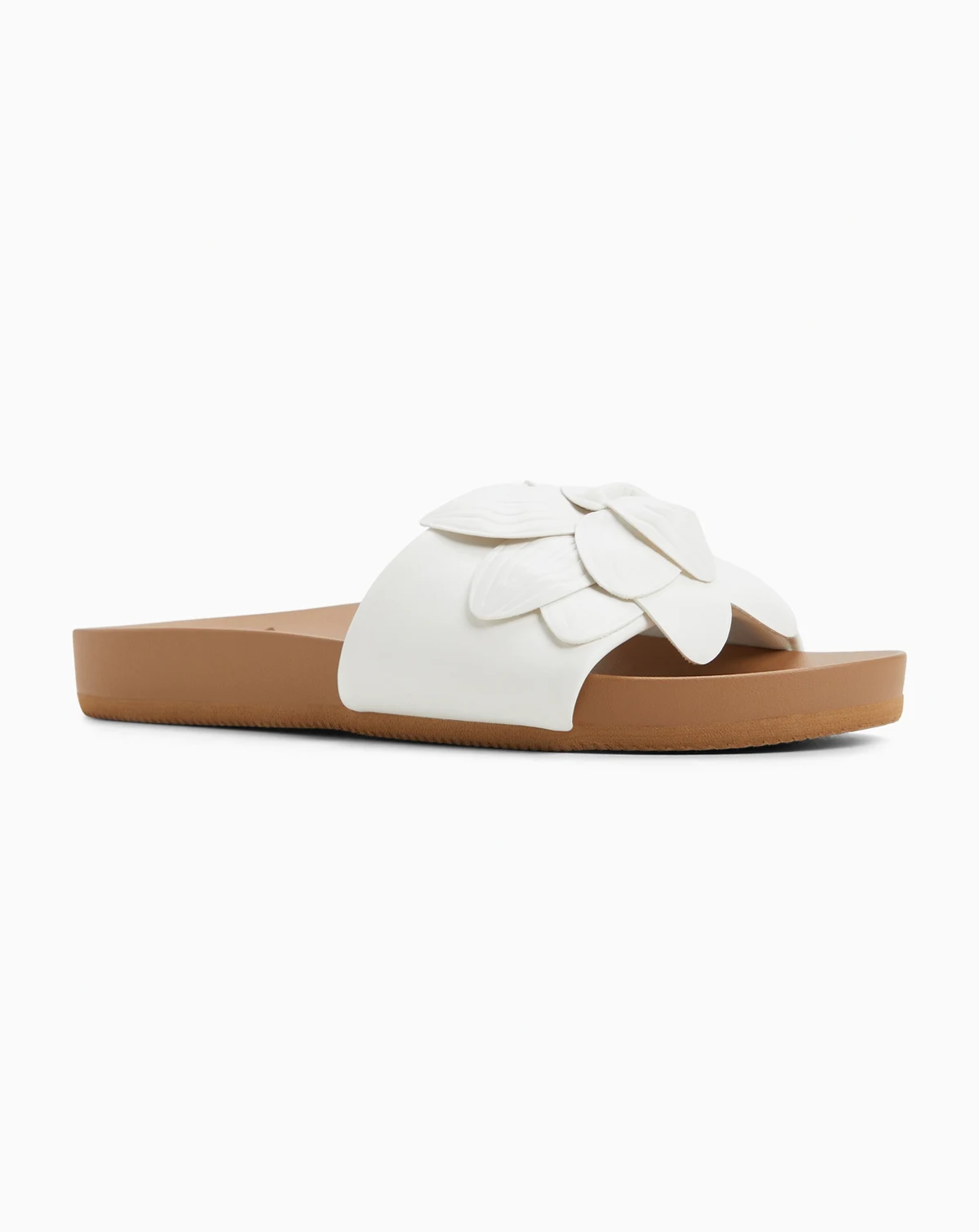 Women's Flower Girl Slip-On Flat Sandals