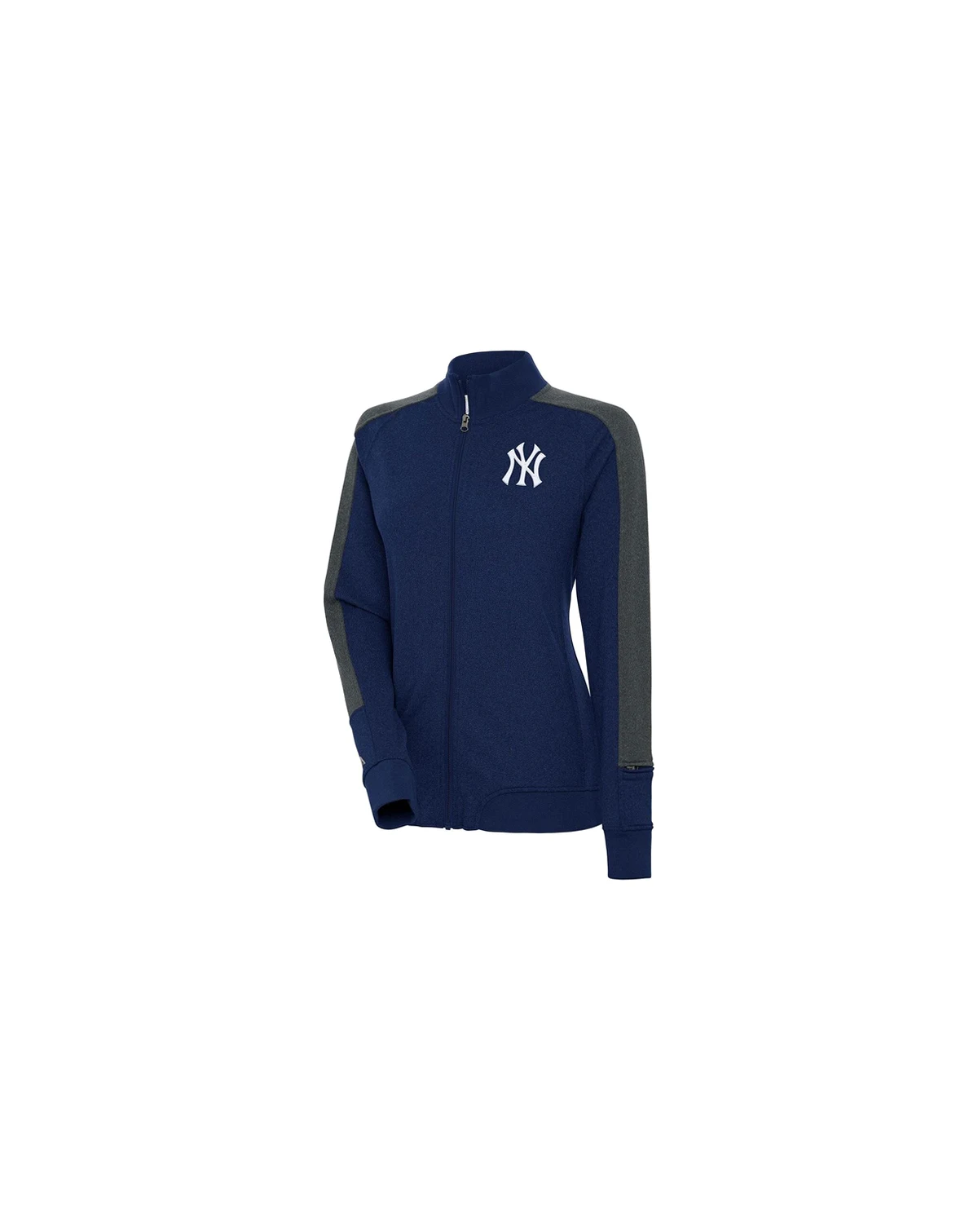 Women's Navy New York Yankees Strike Full-Zip Track Jacket