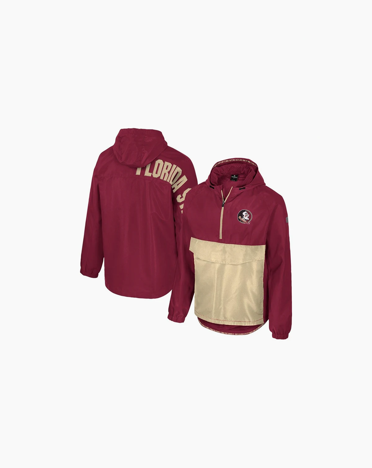 Men's Garnet Florida State Seminoles Reloaded Anorak Half-Zip Jacket
