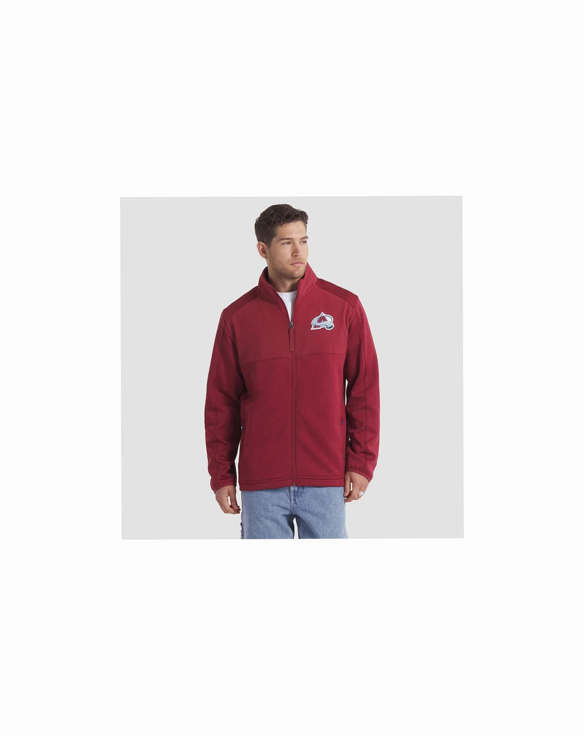 Men's Burgundy Colorado Avalanche Authentic Pro Rink Full-Zip Jacket