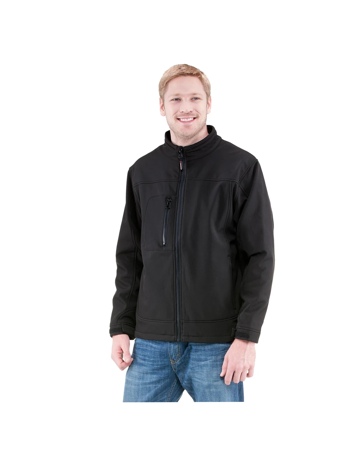 Big & Tall Warm Insulated Softshell Jacket with Soft Micro-Fleece Lining