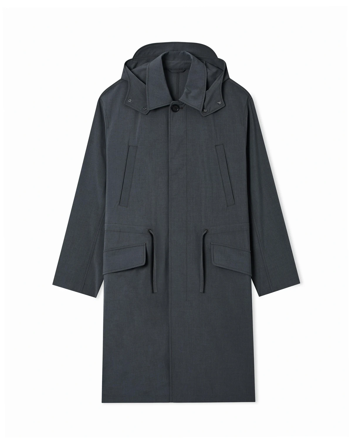 Men's Wool Mix Trench Coat