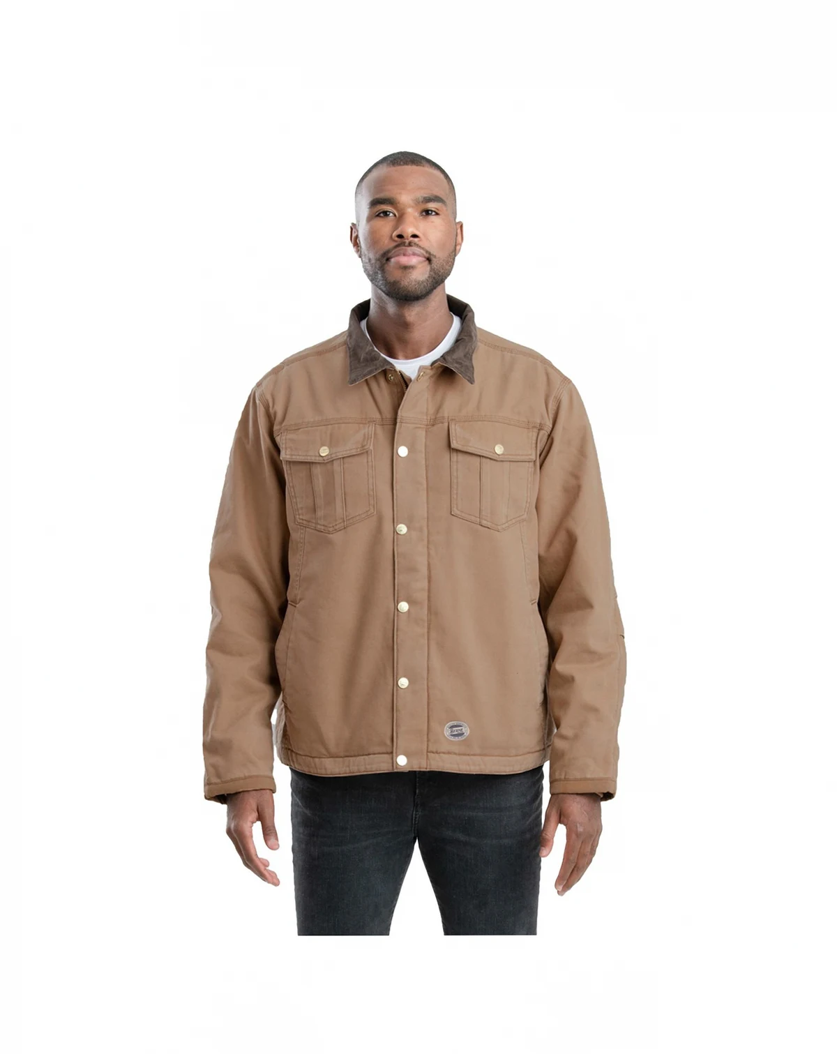 Big & Tall Vintage Washed Sherpa-Lined Work Jacket