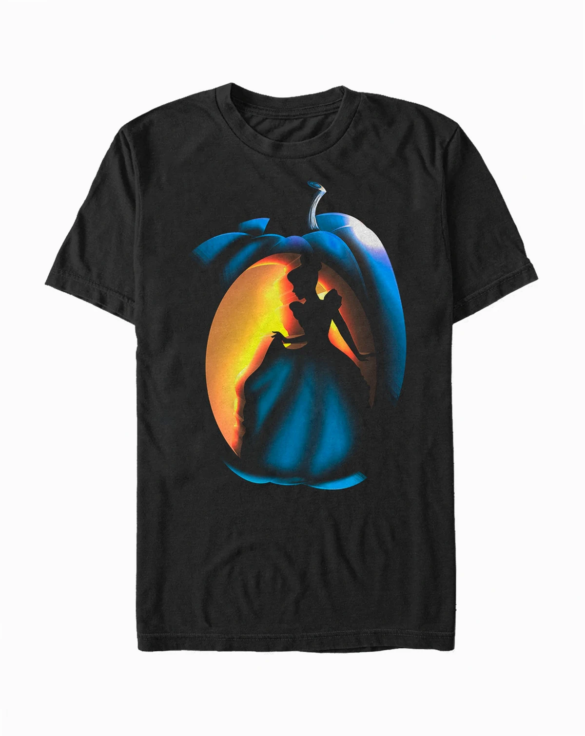 Disney Men's Cinderella Carved Pumpkin Short Sleeve T-Shirt
