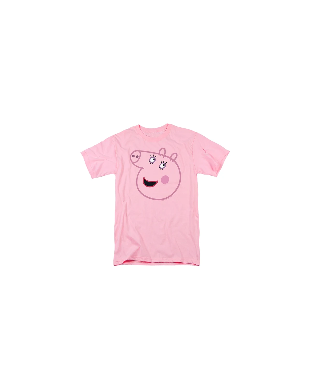 Men's Peppa Pig Pink Out Mummy Pig Face T Shirt