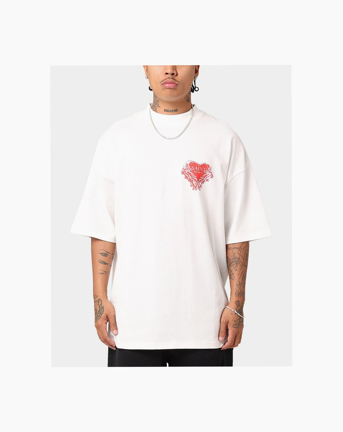 Men's Angelic Heart T-Shirt Off White