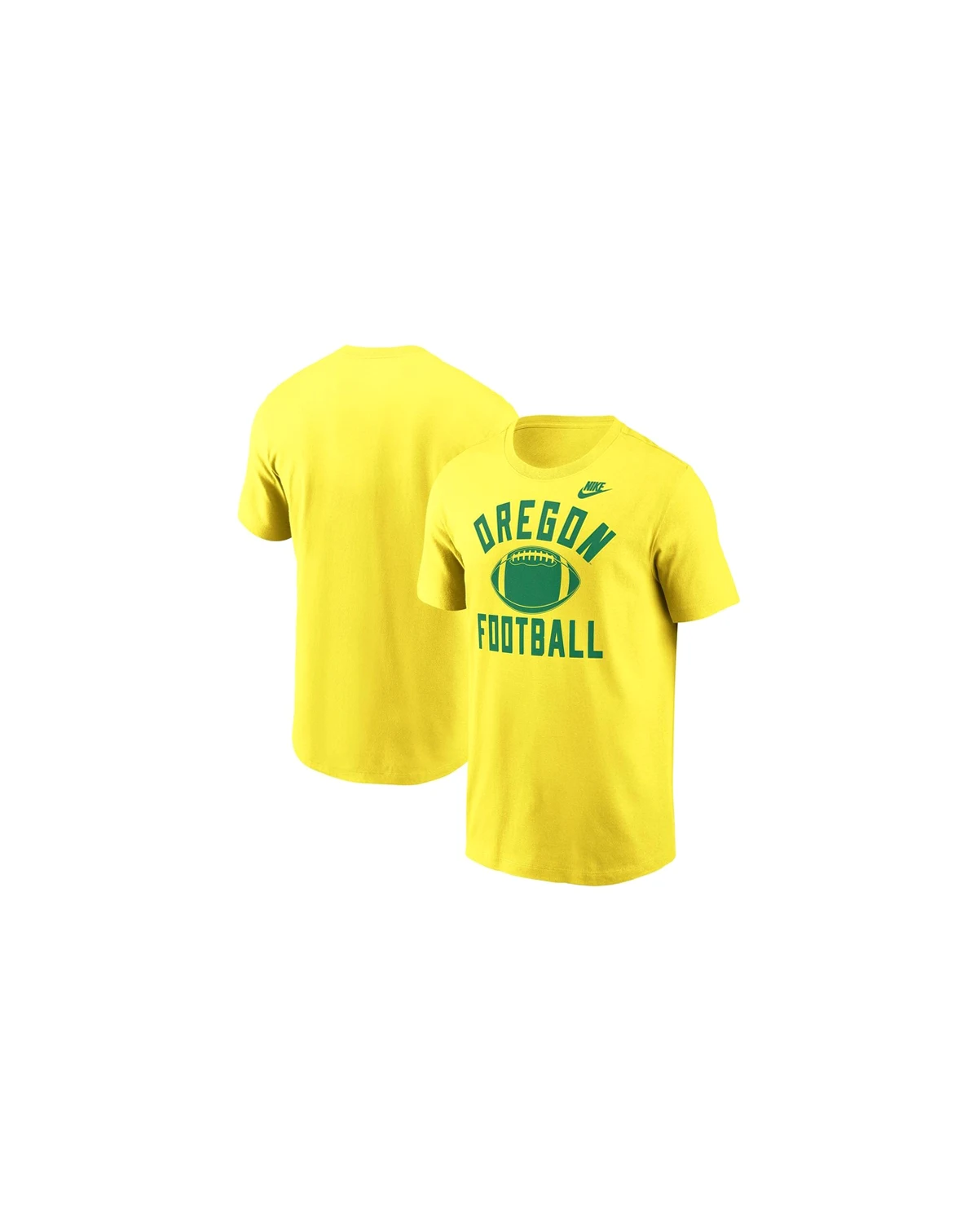 Men's Yellow Oregon Ducks Legacy Football Icon T-Shirt