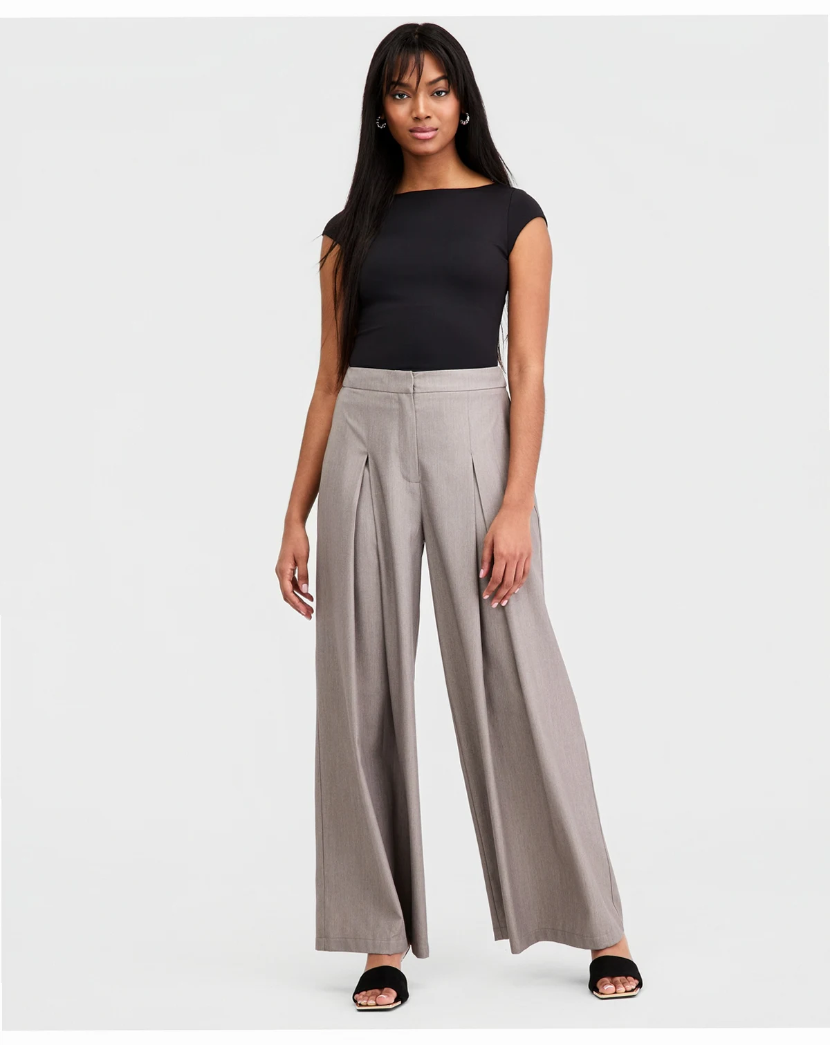 Women's Pleated Wide-Leg Pants, Macy's Exclusive