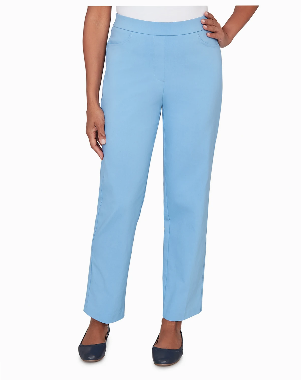 Petite Tailored Stretch Short Length Pants