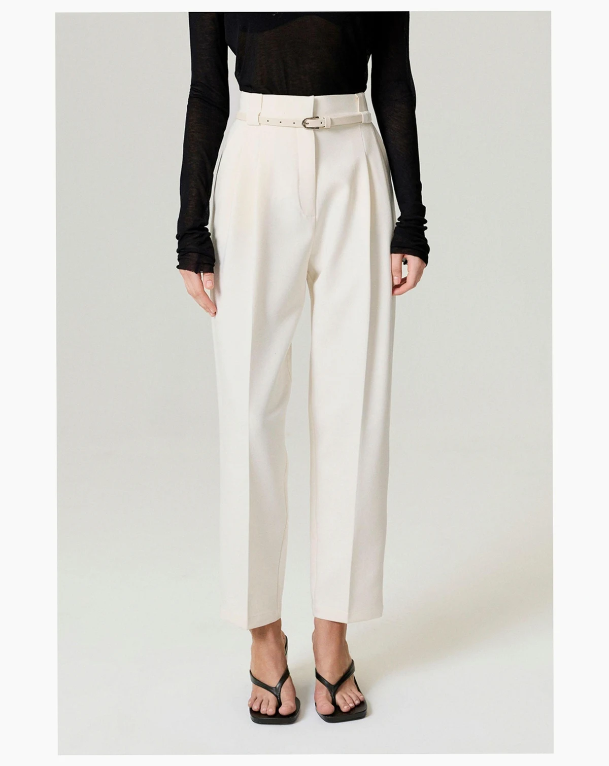 Women's Belt Detailed Pants