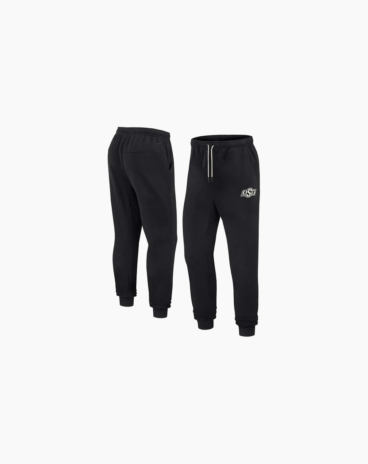 Men's and Women's Black Oklahoma State Cowboys Super Soft Fleece Jogger
