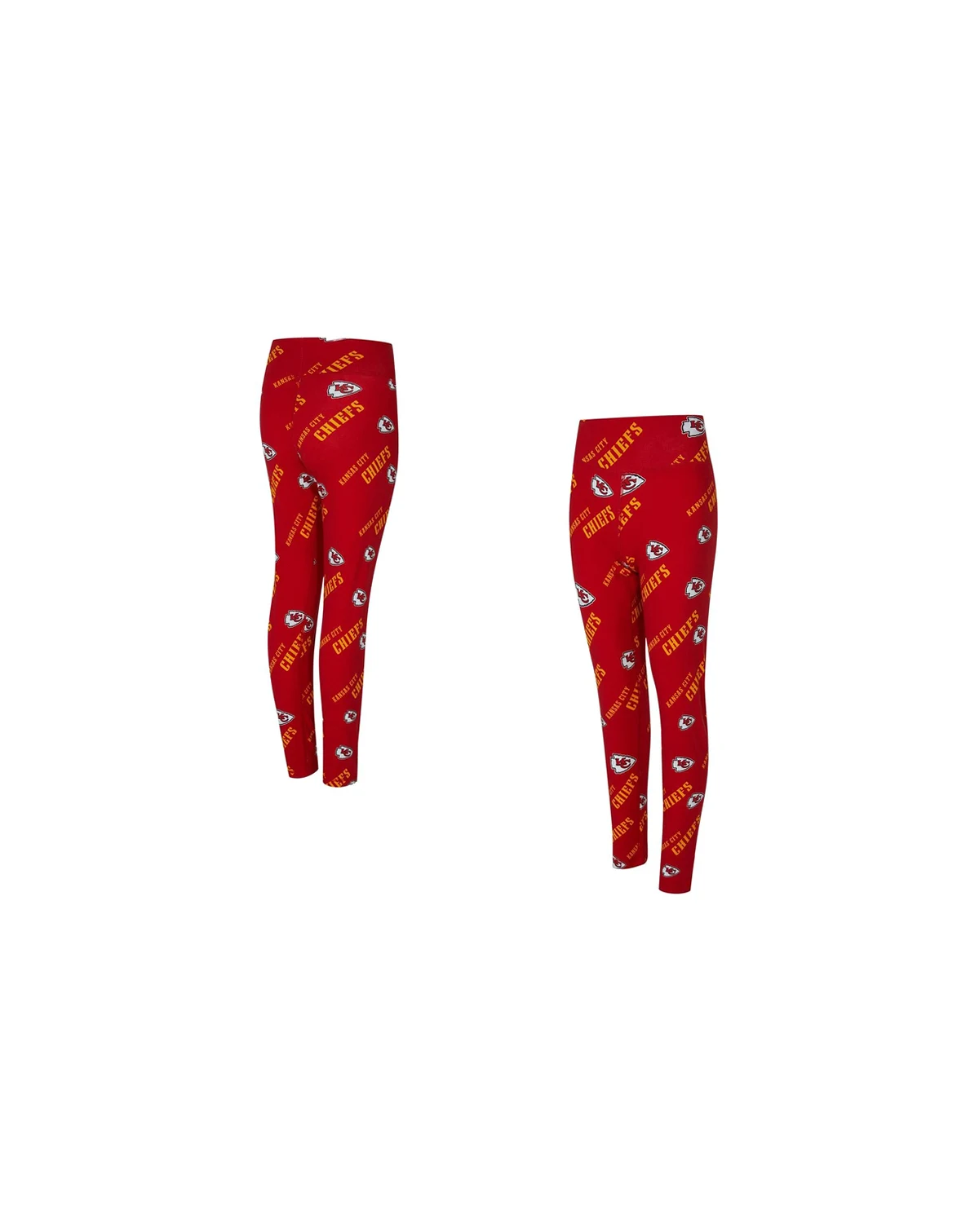 Women's Red Kansas City Chiefs Mosaic Allover Print Leggings